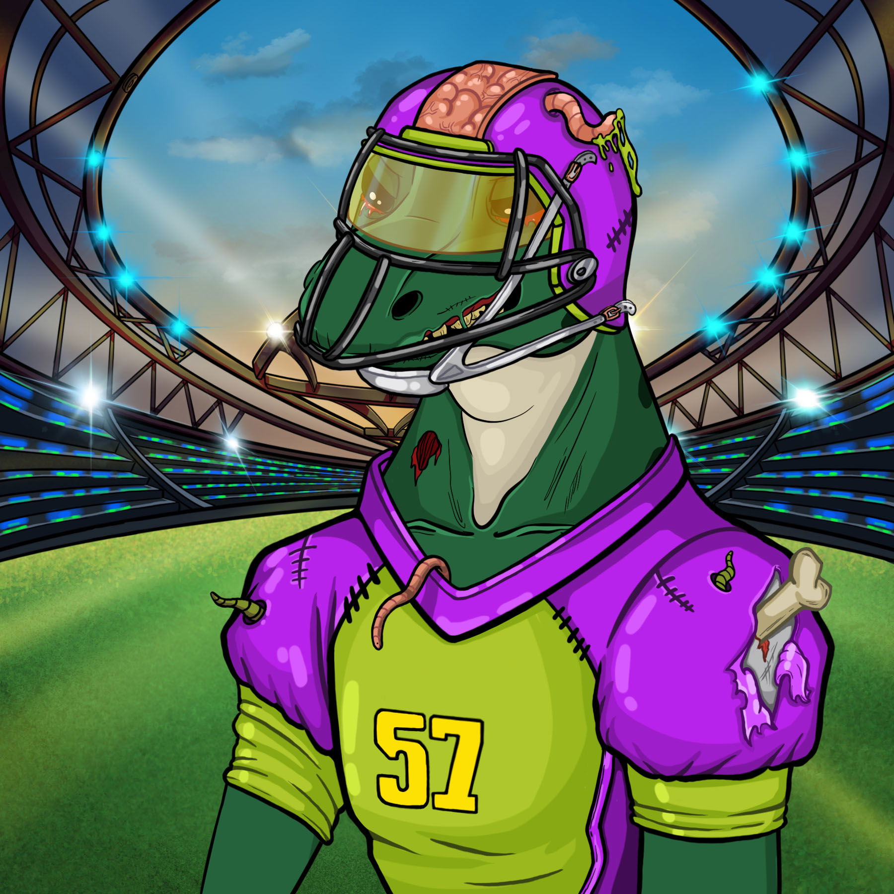 Super Bowl Goanna 0790 NFT on Algorand