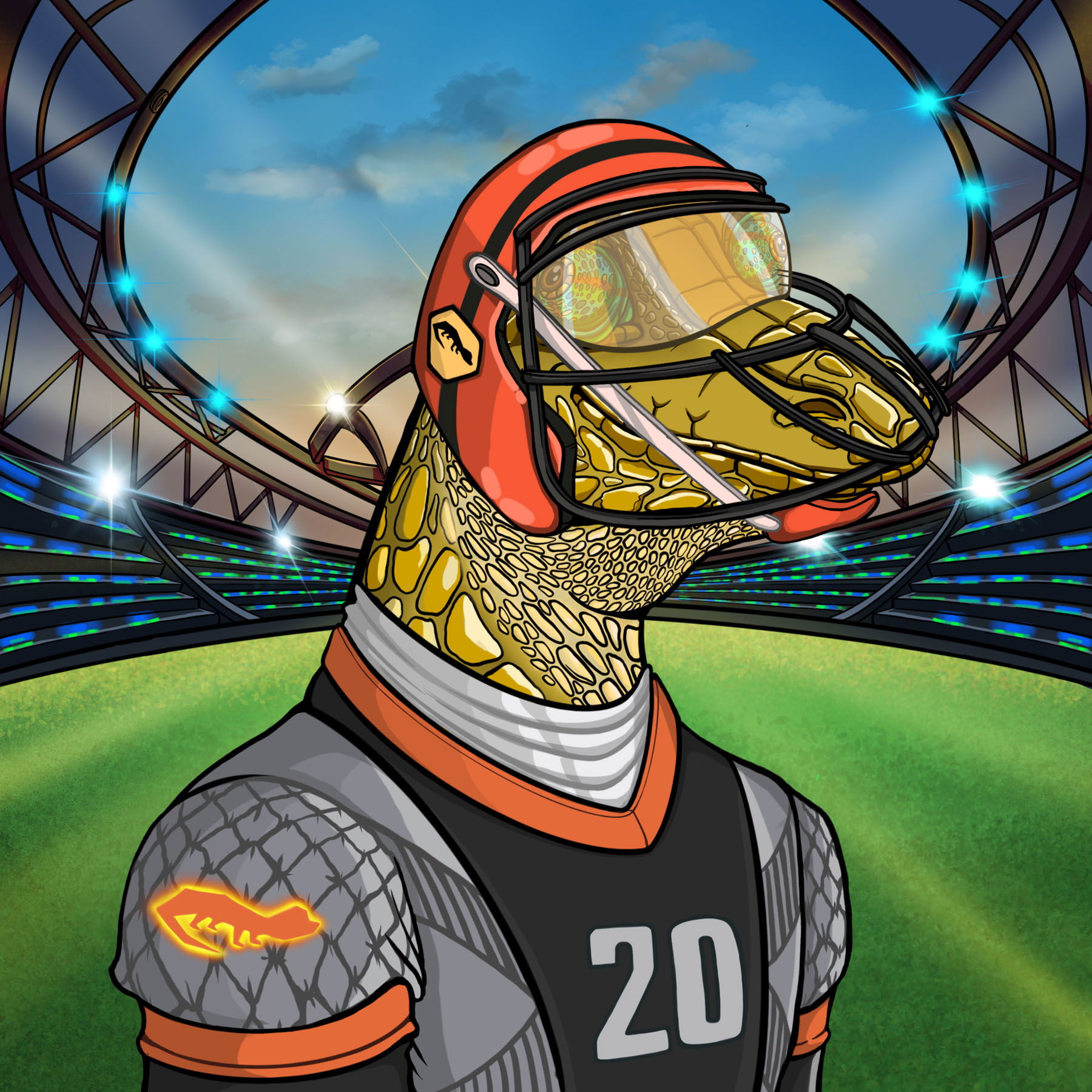 Super Bowl Goanna 0082 NFT on Algorand