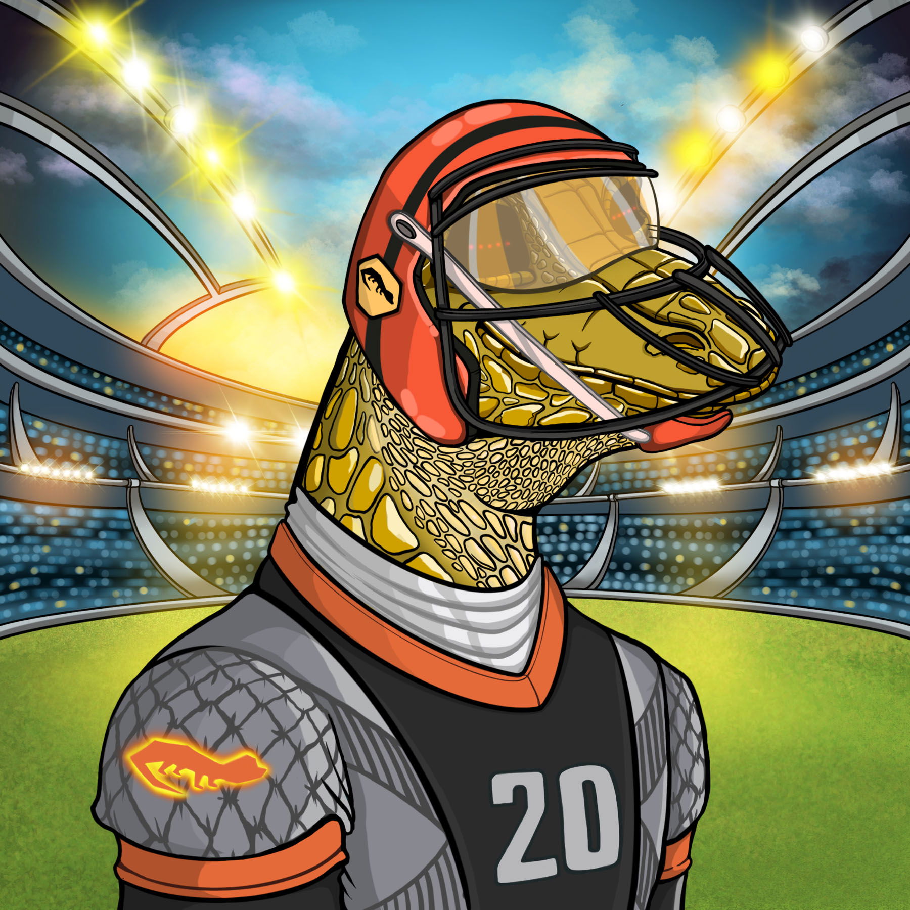 Super Bowl Goanna 0083 NFT on Algorand