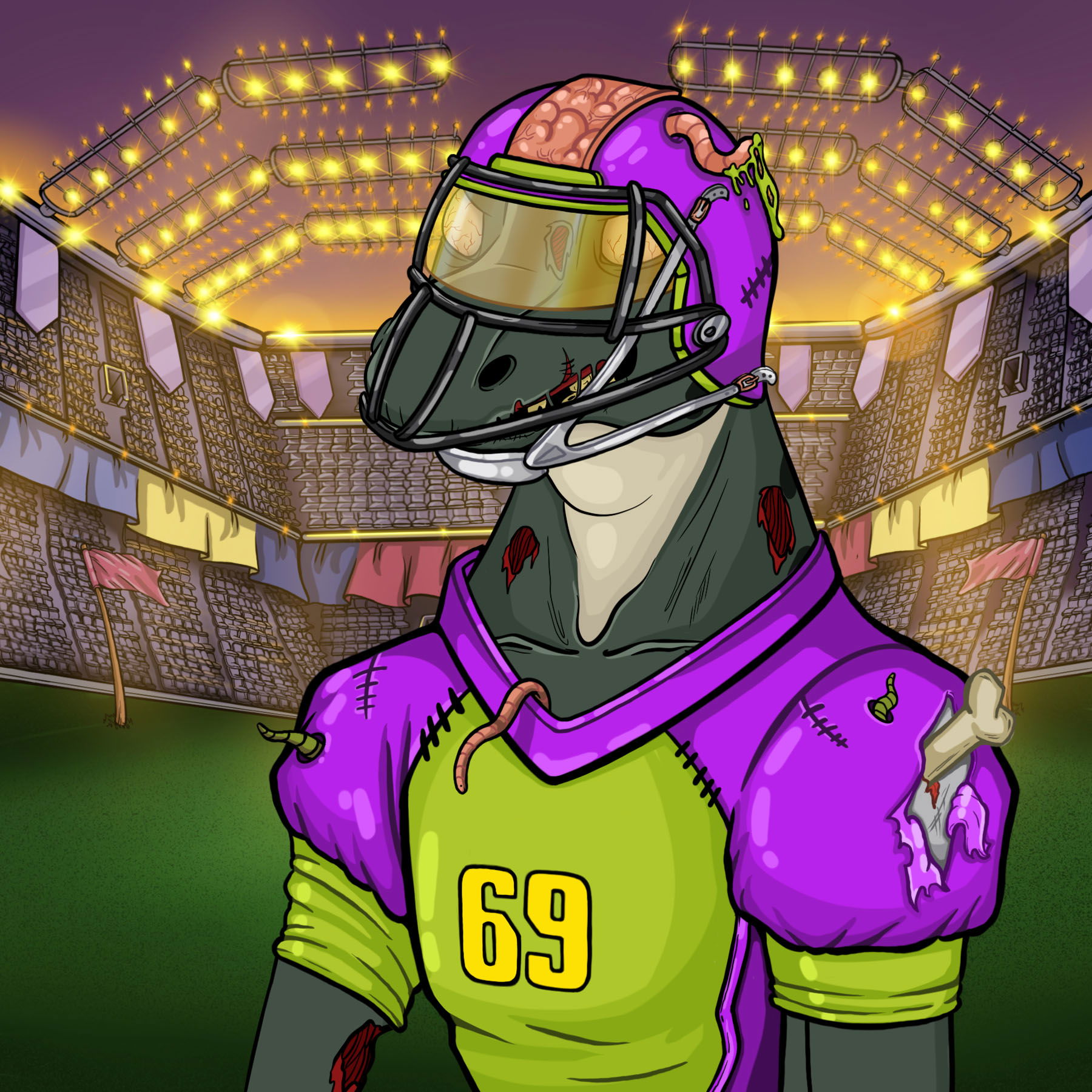 Super Bowl Goanna 0840 NFT on Algorand