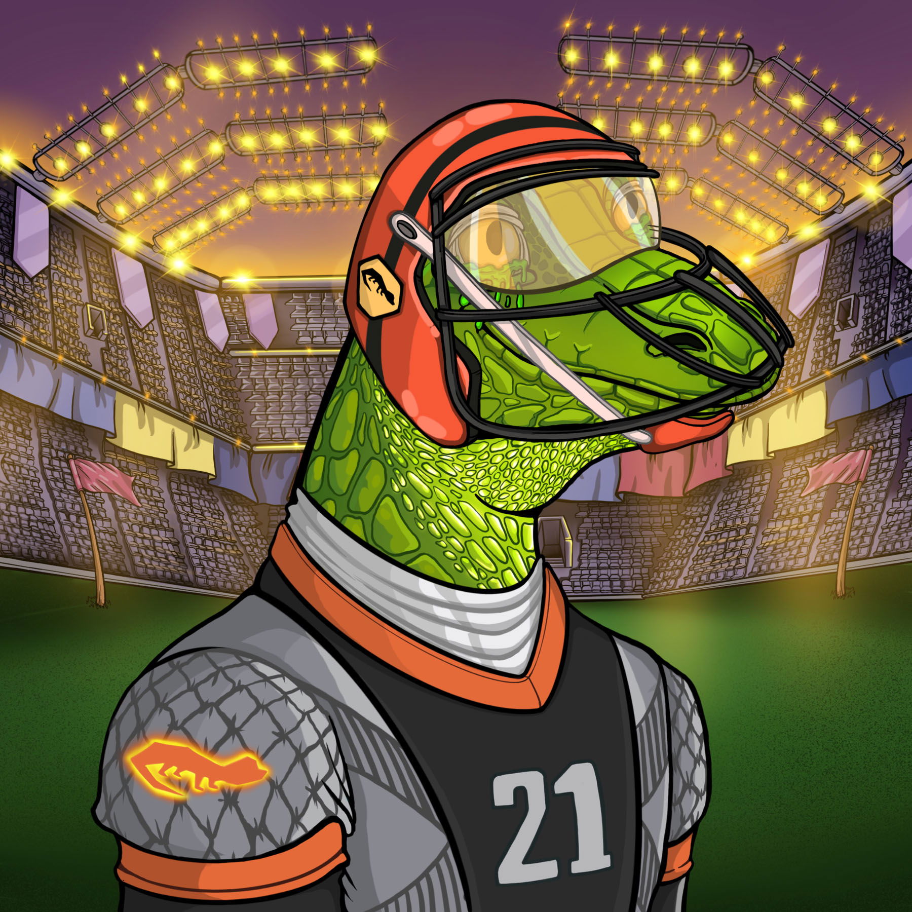 Super Bowl Goanna 0086 NFT on Algorand