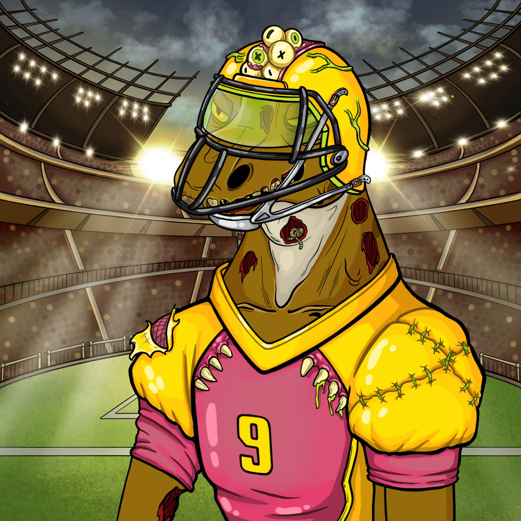 Super Bowl Goanna 0879 NFT on Algorand