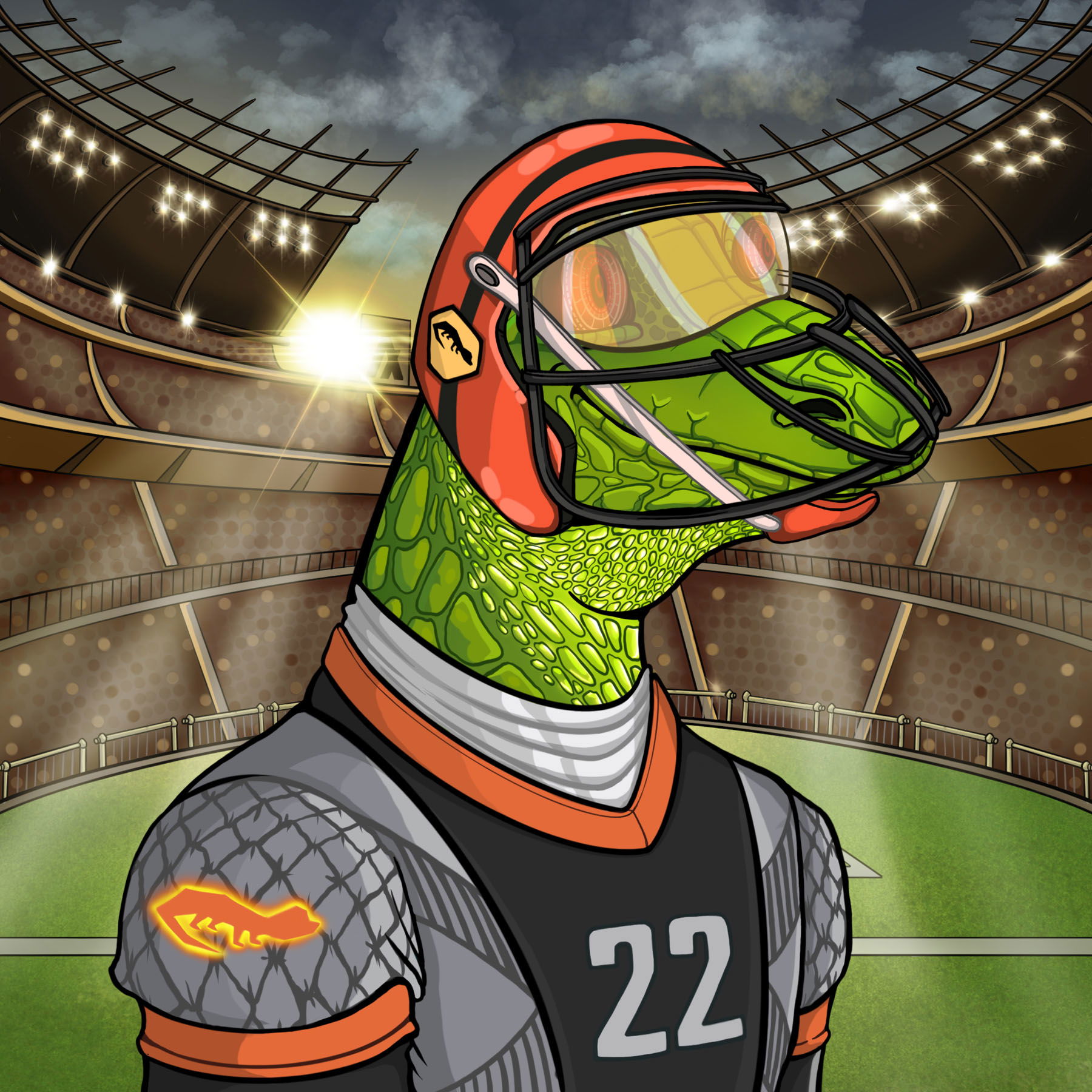 Super Bowl Goanna 0089 NFT on Algorand