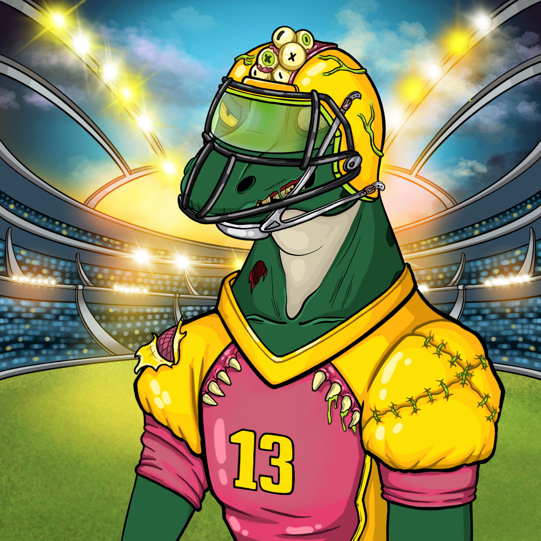 Super Bowl Goanna 0895 NFT on Algorand