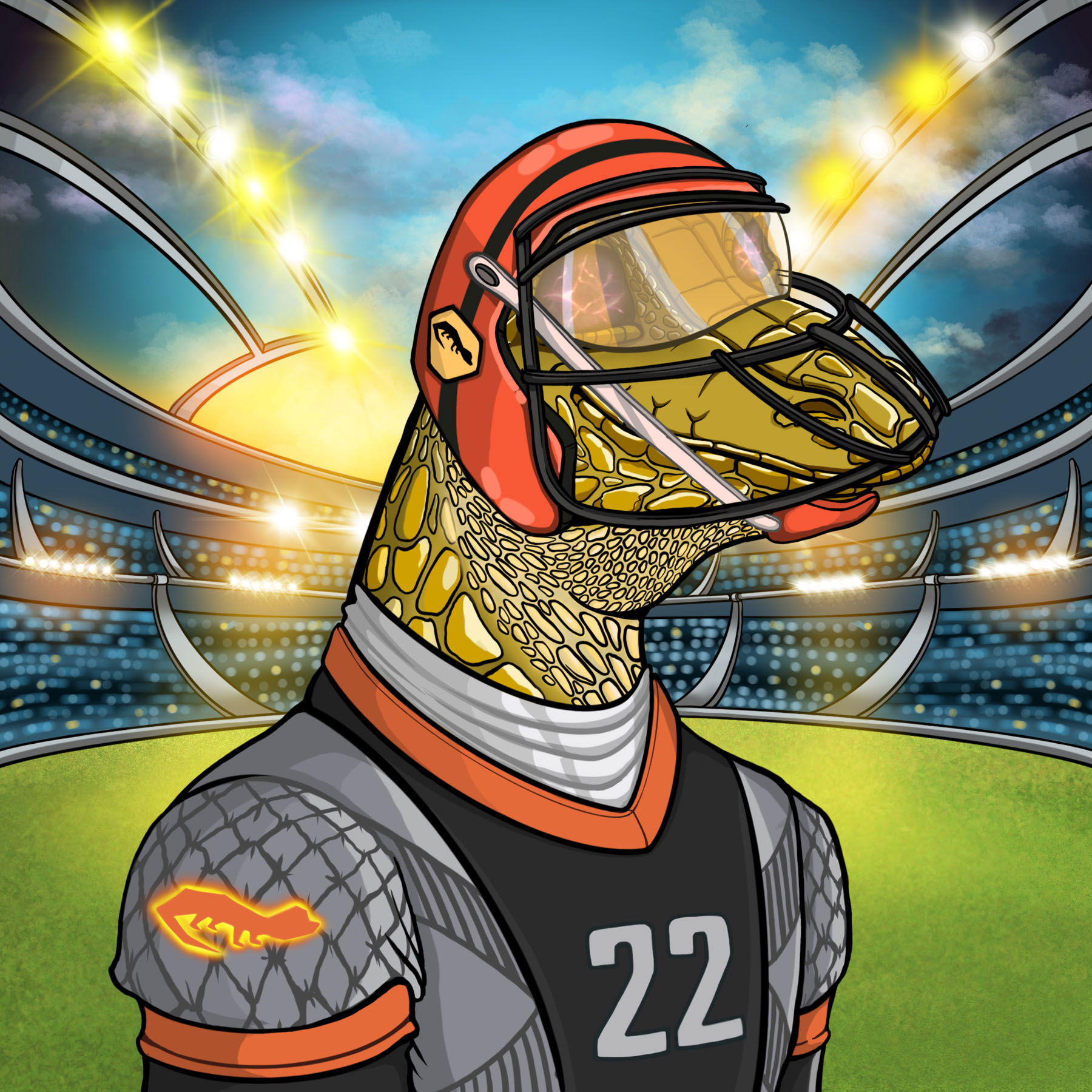 Super Bowl Goanna 0091 NFT on Algorand