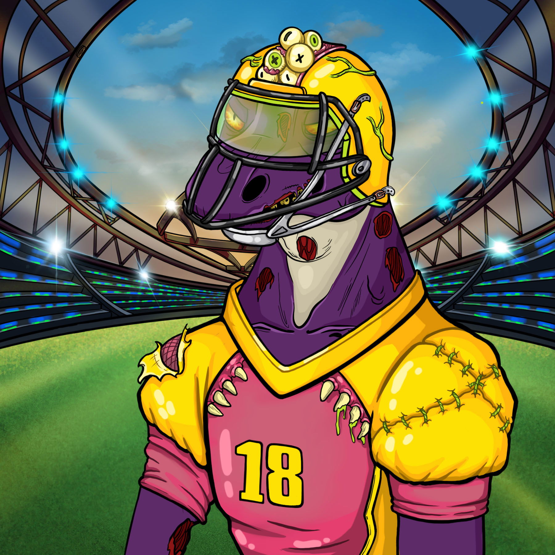 Super Bowl Goanna 0916 NFT on Algorand