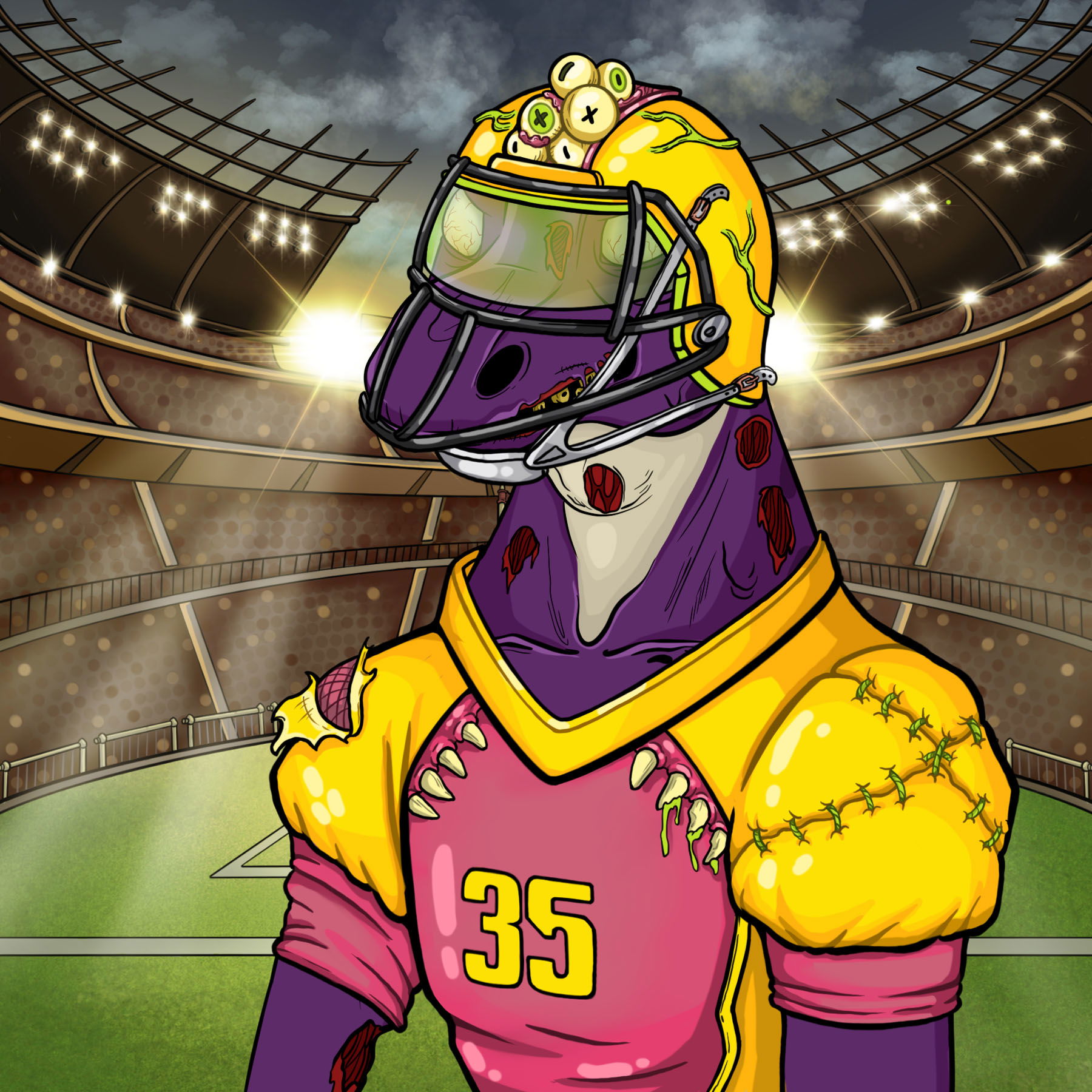 Super Bowl Goanna 0982 NFT on Algorand