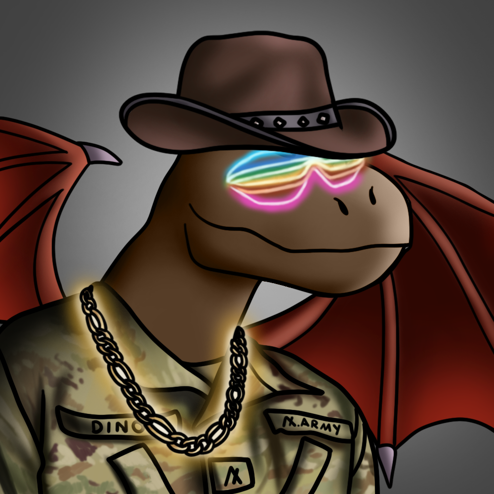 Algo Dinosaur Rare #287 NFT on Algorand