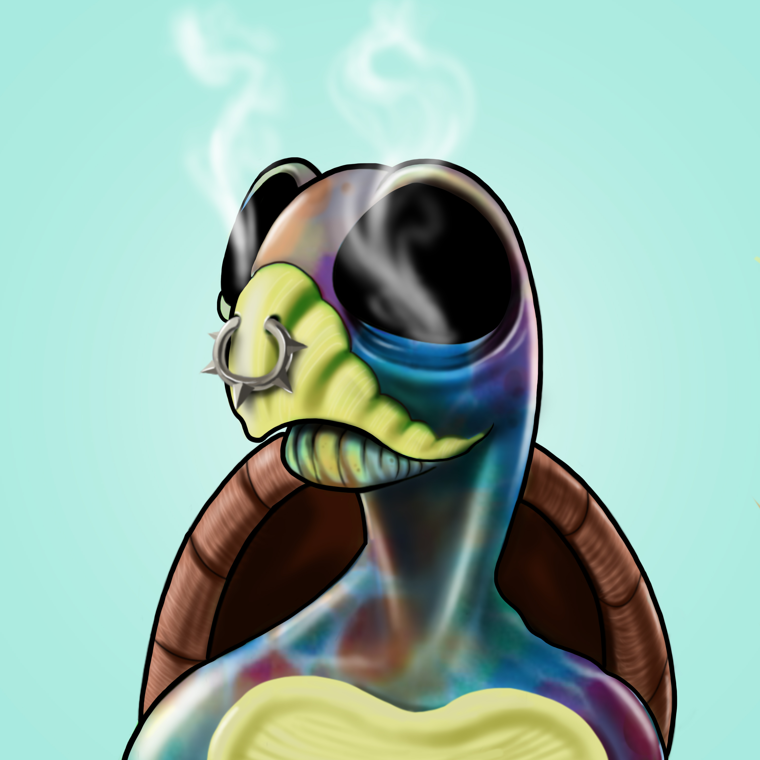 ALGOTURTLES CHILL BILL - 81 NFT on Algorand