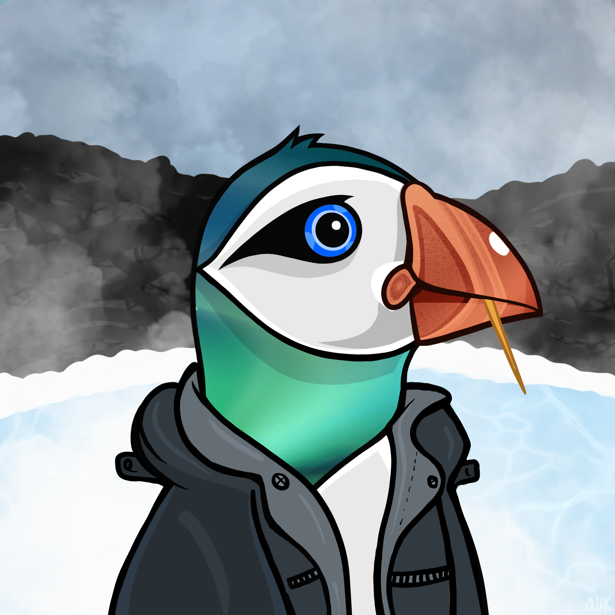 Poppin Puffins #2056 NFT on Algorand