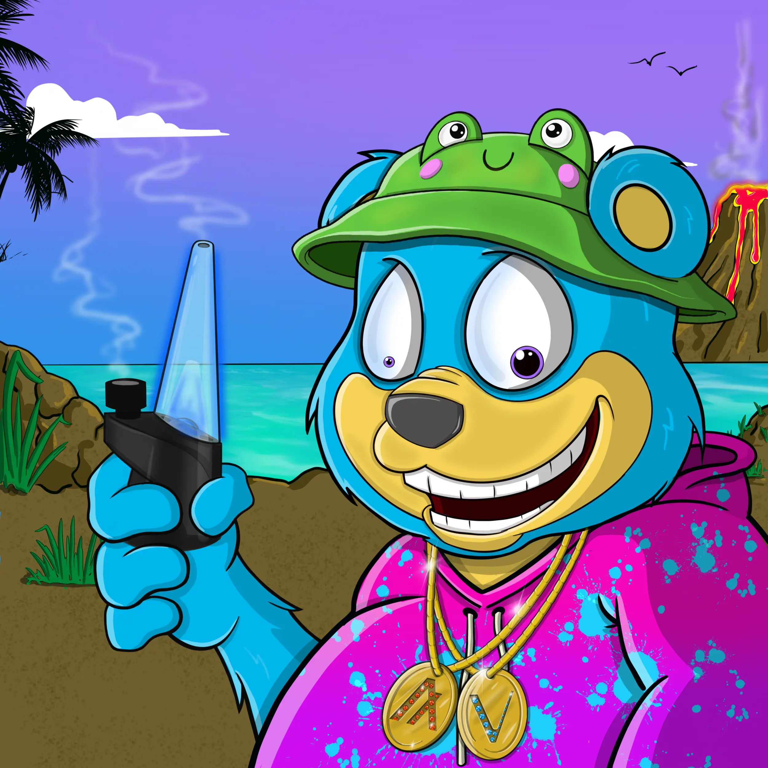 Burnin Bears #1674 NFT on Algorand