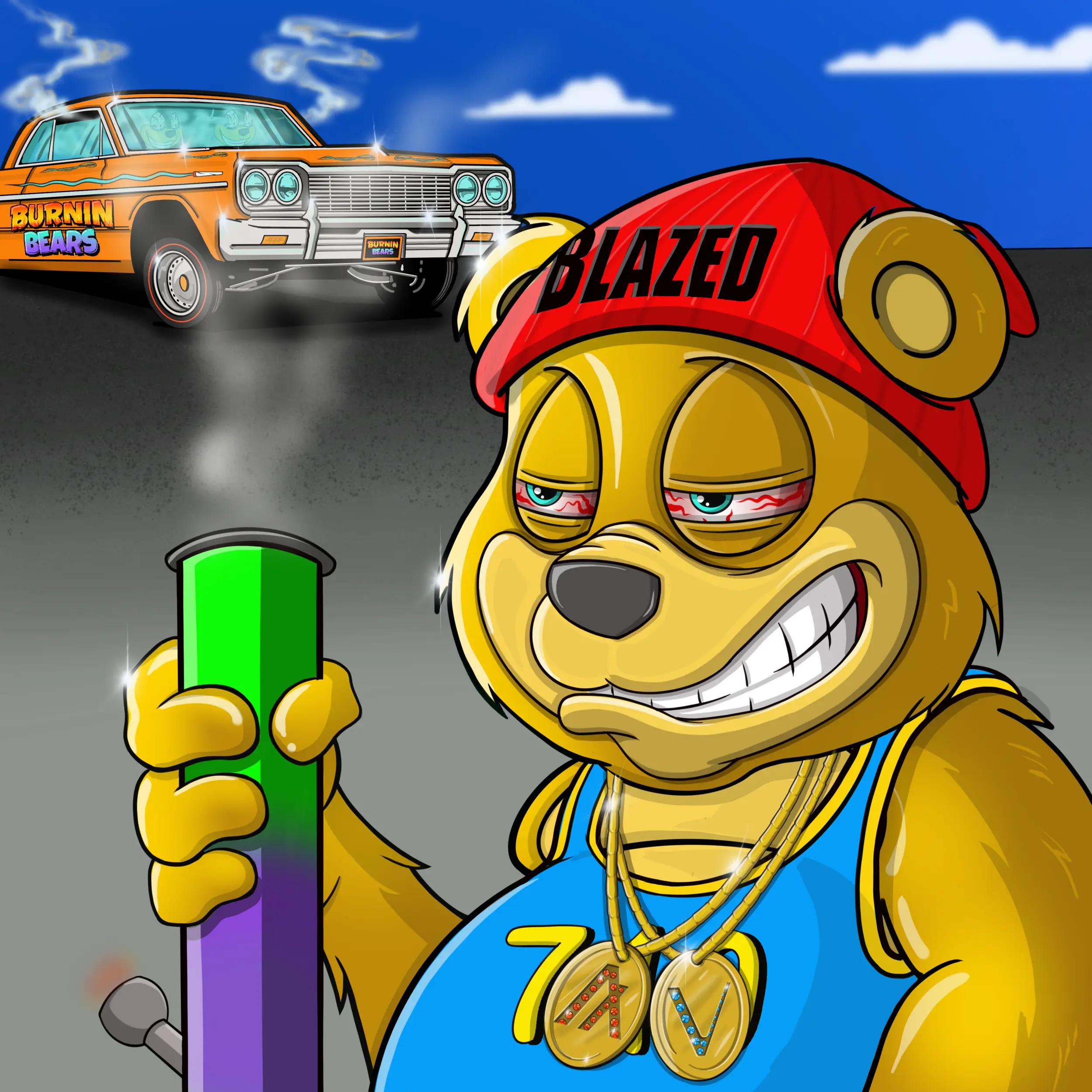 Burnin Bears #1640 NFT on Algorand