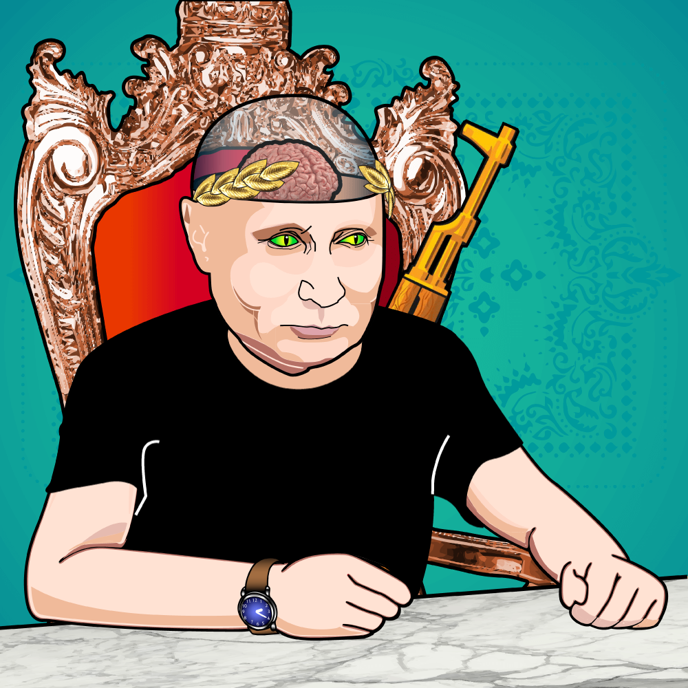 Dead Putin Society #206 NFT on Algorand