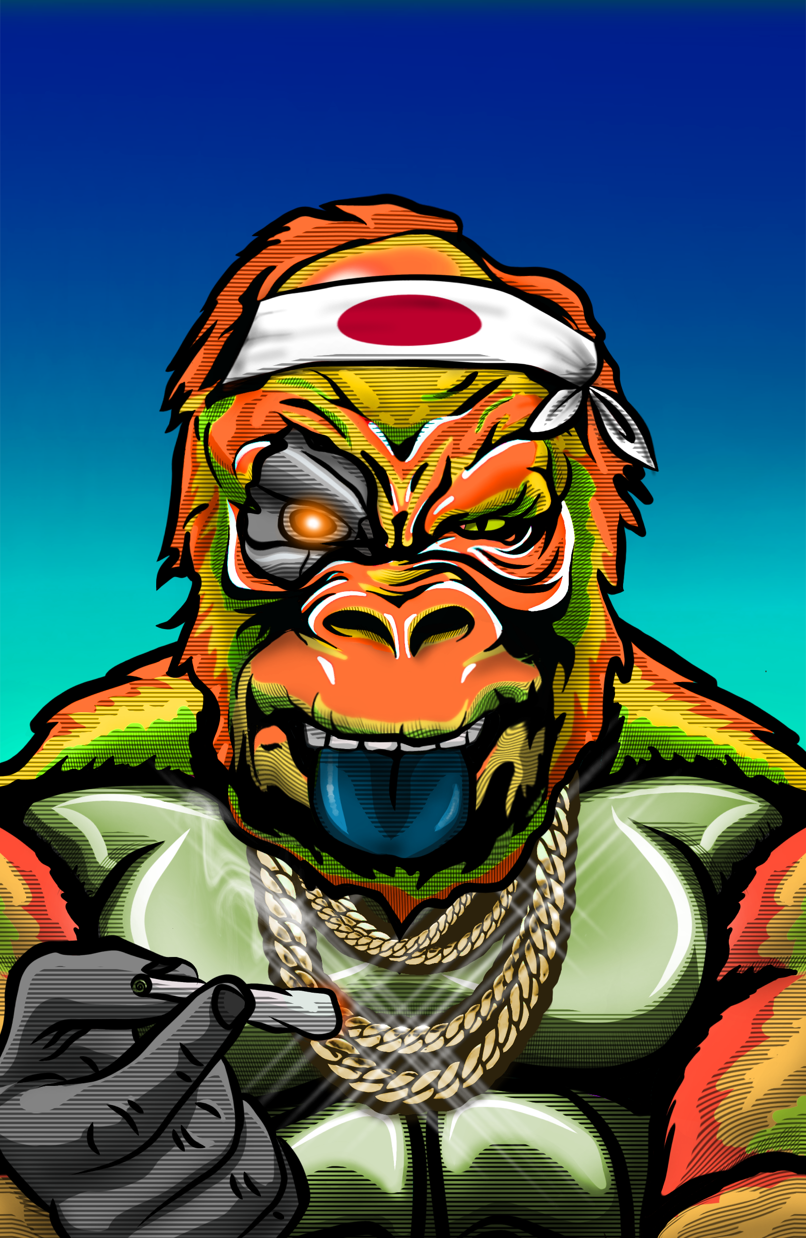 Gangster Gorilla 731 NFT on Algorand