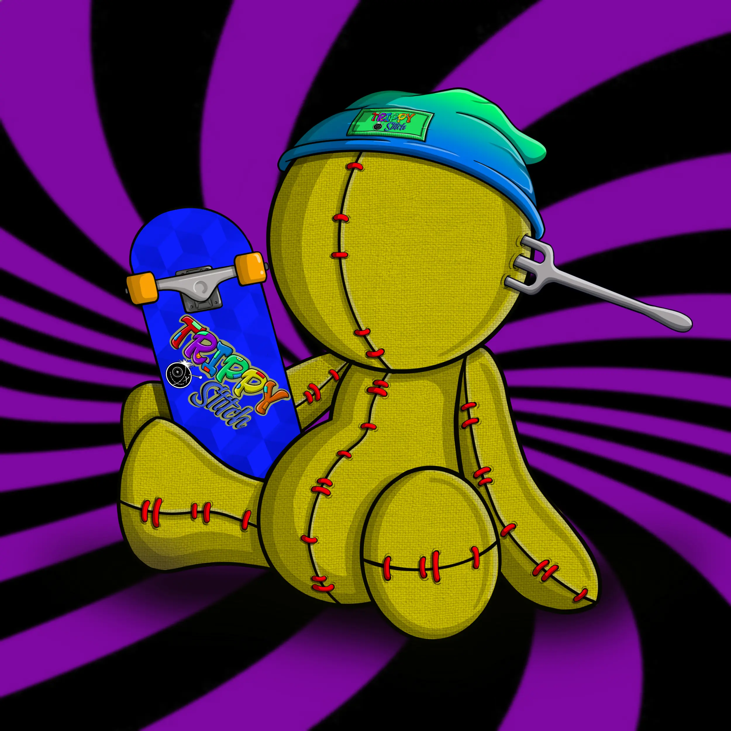 Trippy Stitch #1019 NFT on Algorand