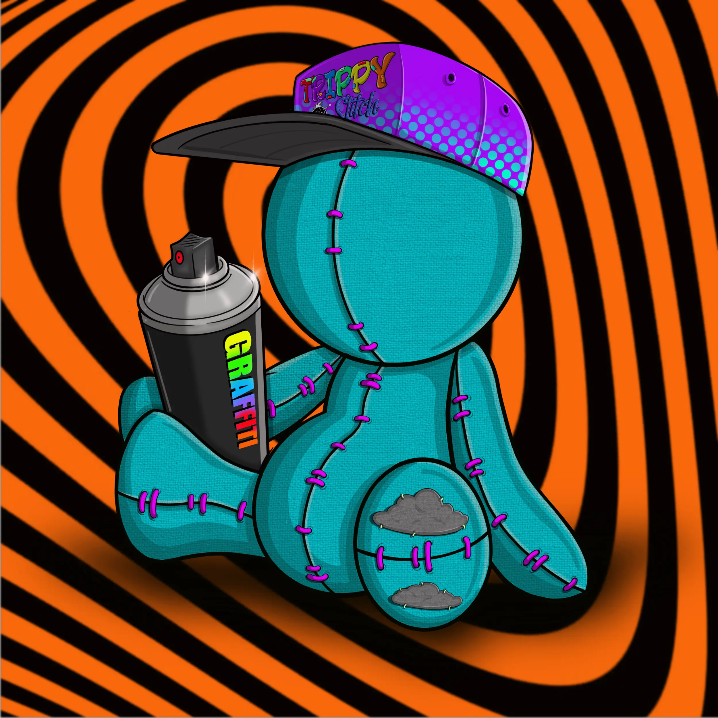 Trippy Stitch #842 NFT on Algorand