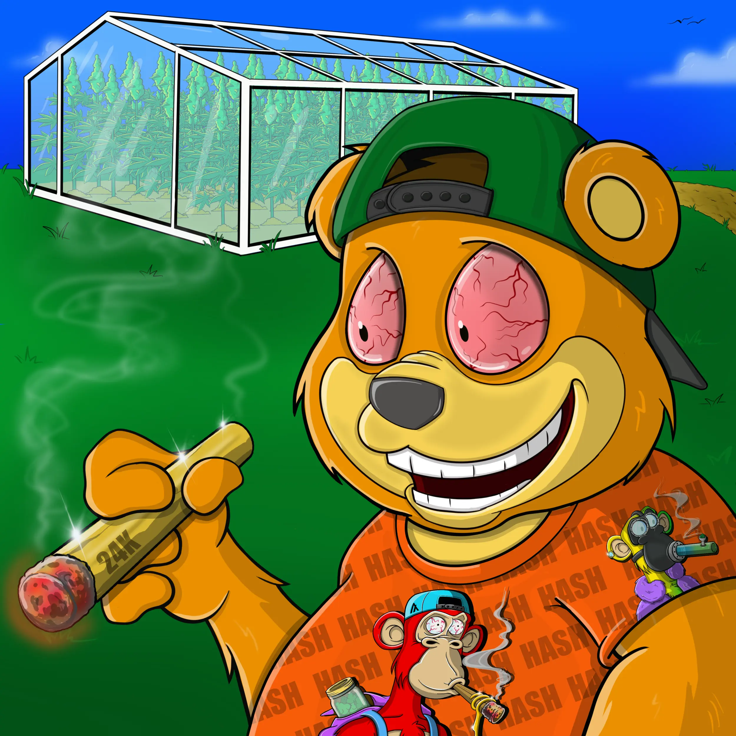 Burnin Bears #802 NFT on Algorand