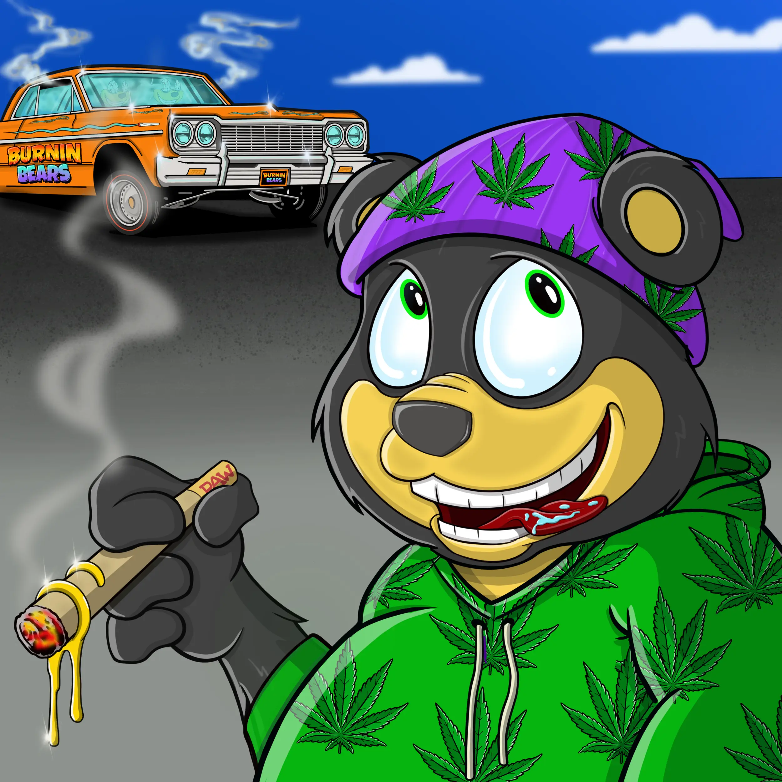 Burnin Bears #1572 NFT on Algorand