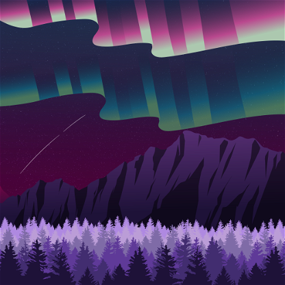 Boreal Forest Background