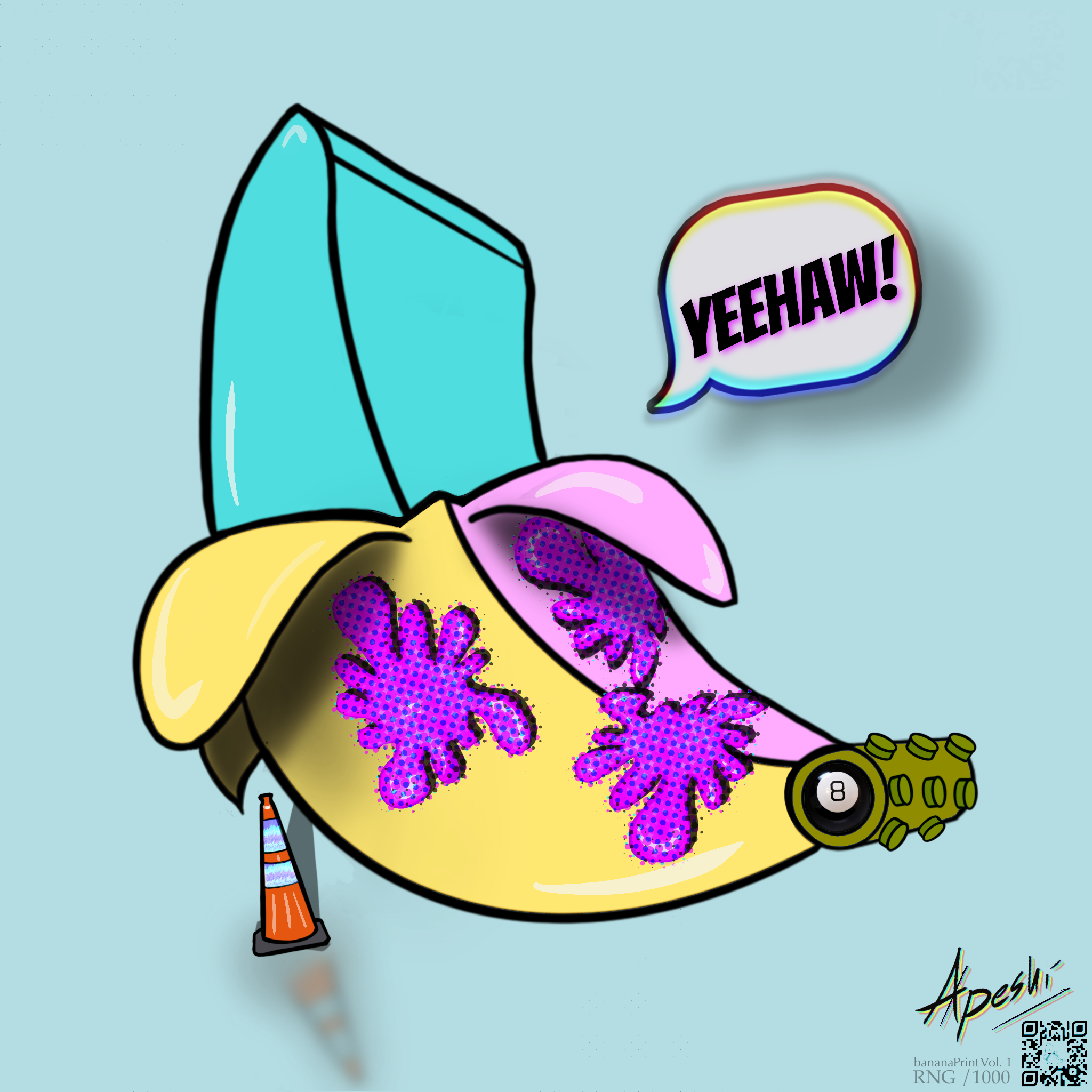 bananaPrint_Collection #718 NFT on Algorand