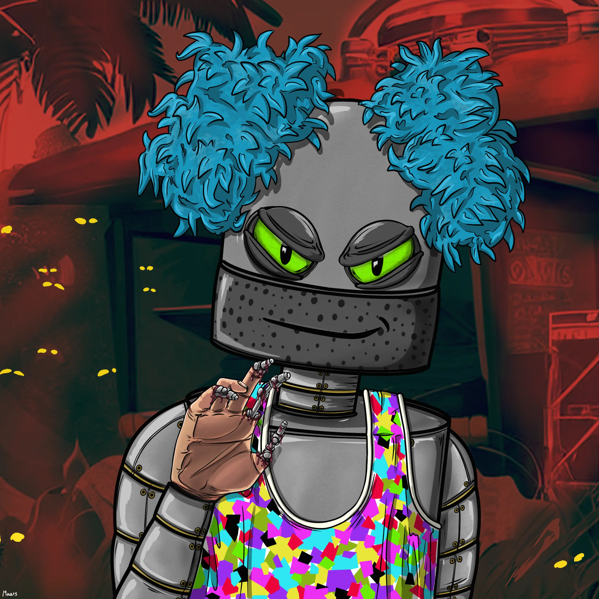 Mental Marvin #2787 NFT on Algorand