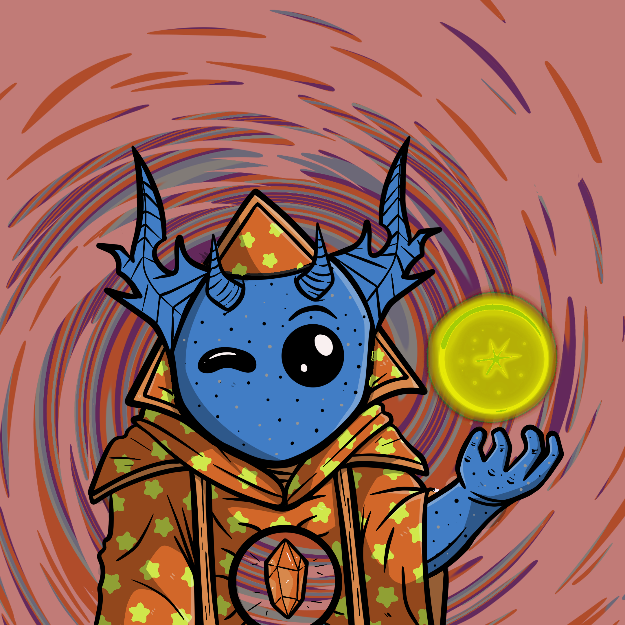 Vivip Wizard #0040 NFT on Algorand