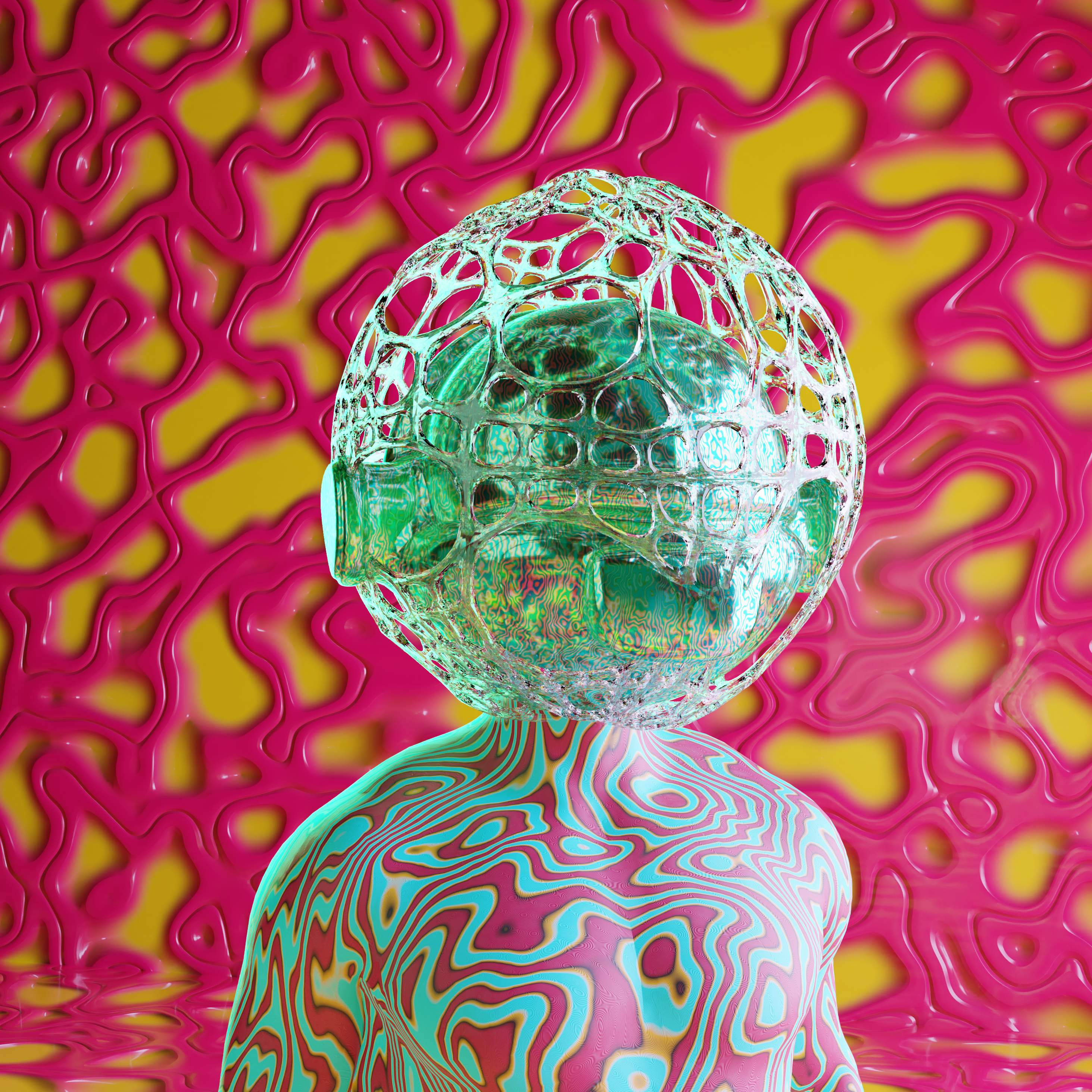 Creastic Head #006 - hole ball NFT on Algorand
