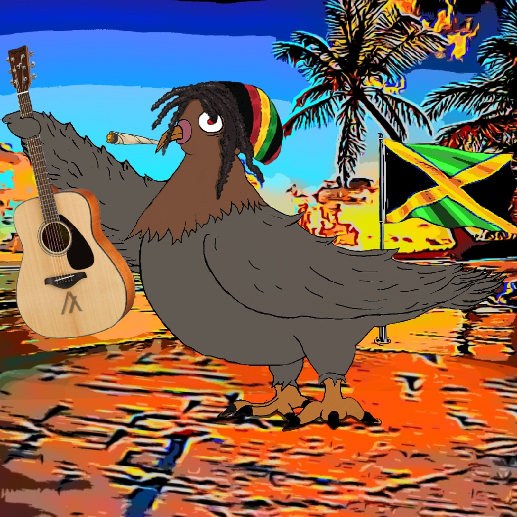 GhettopigeonsNFT#29Pigeon Marley NFT on Algorand