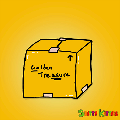 Golden Treasure Box