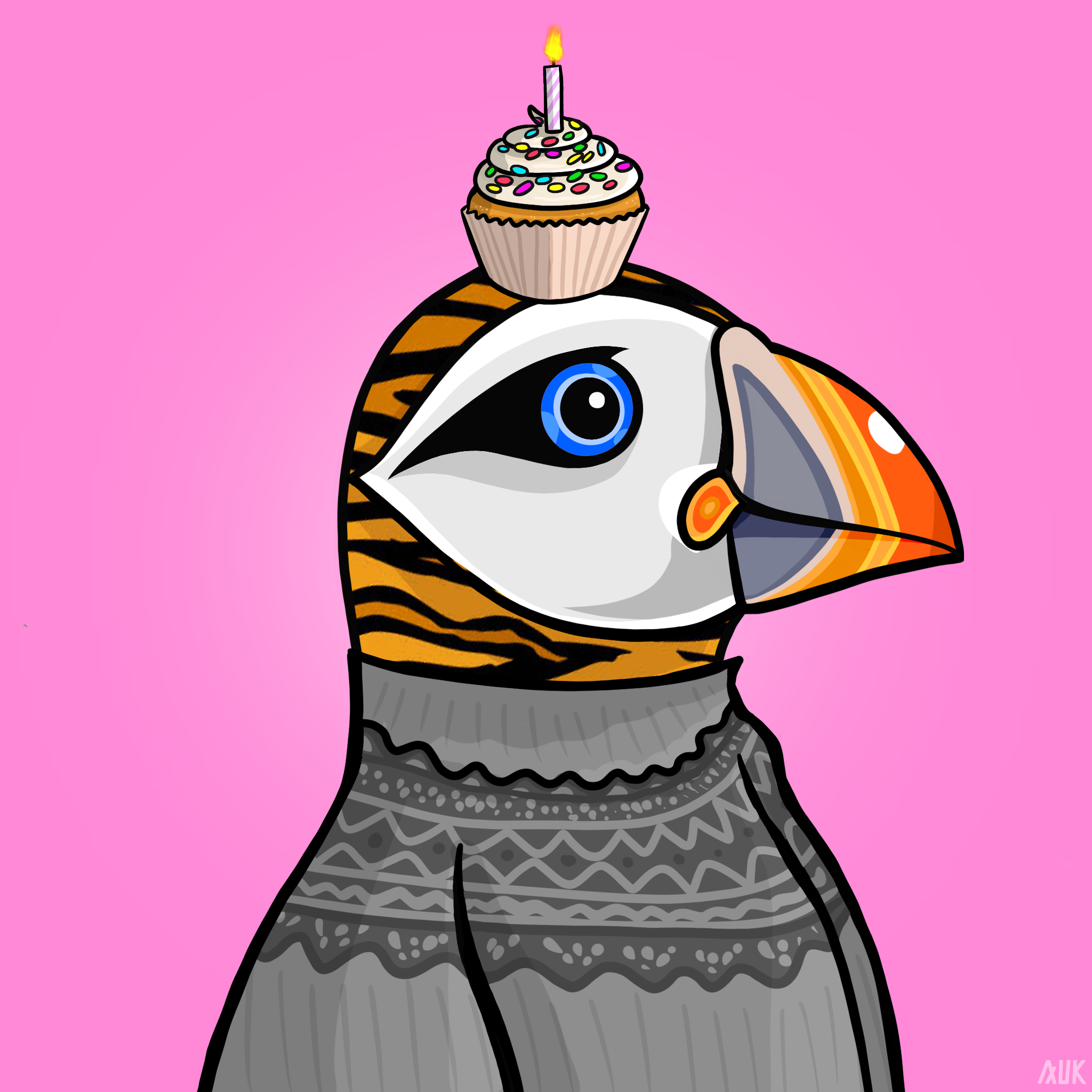 Poppin Puffins #1506 NFT on Algorand