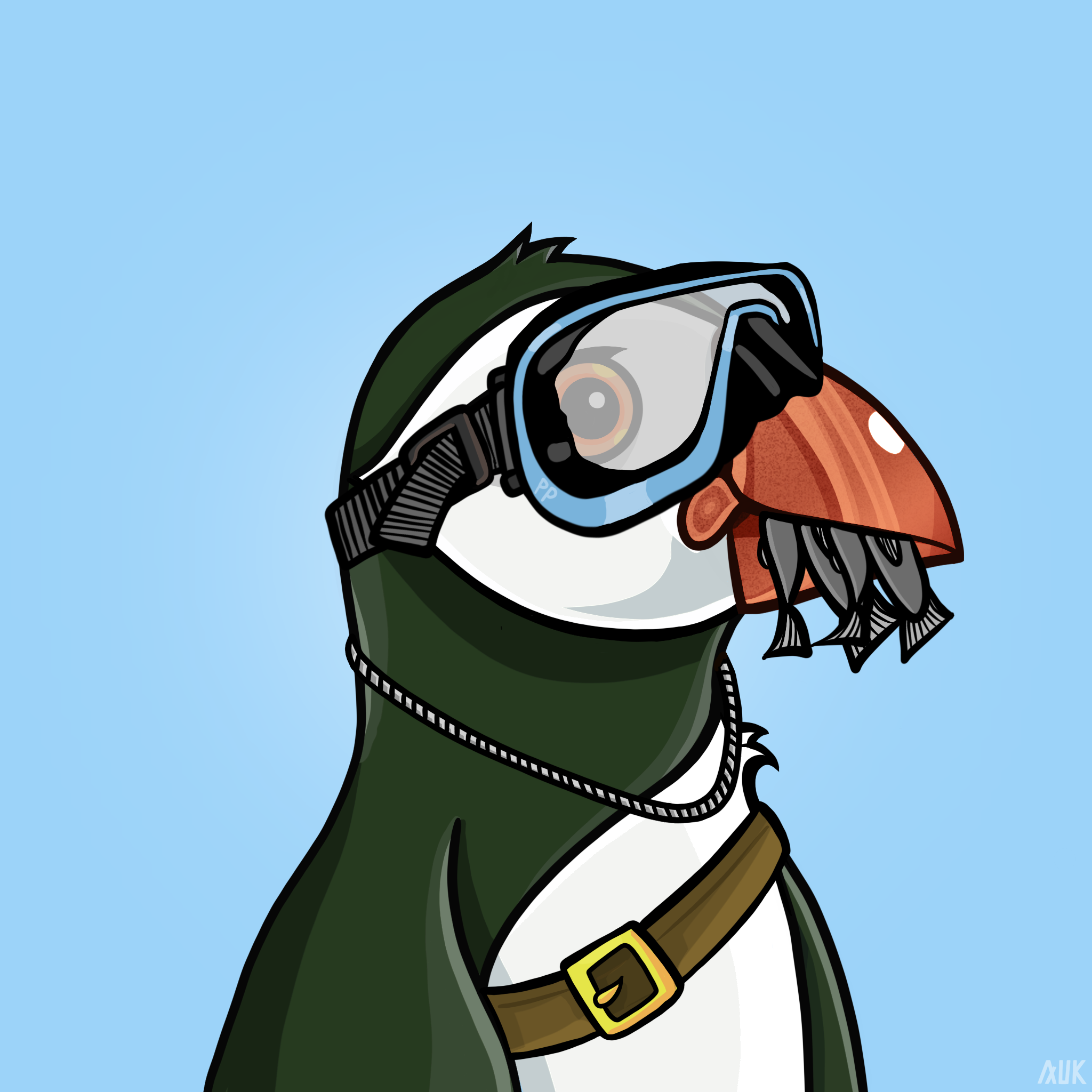 Poppin Puffins #8742 NFT on Algorand