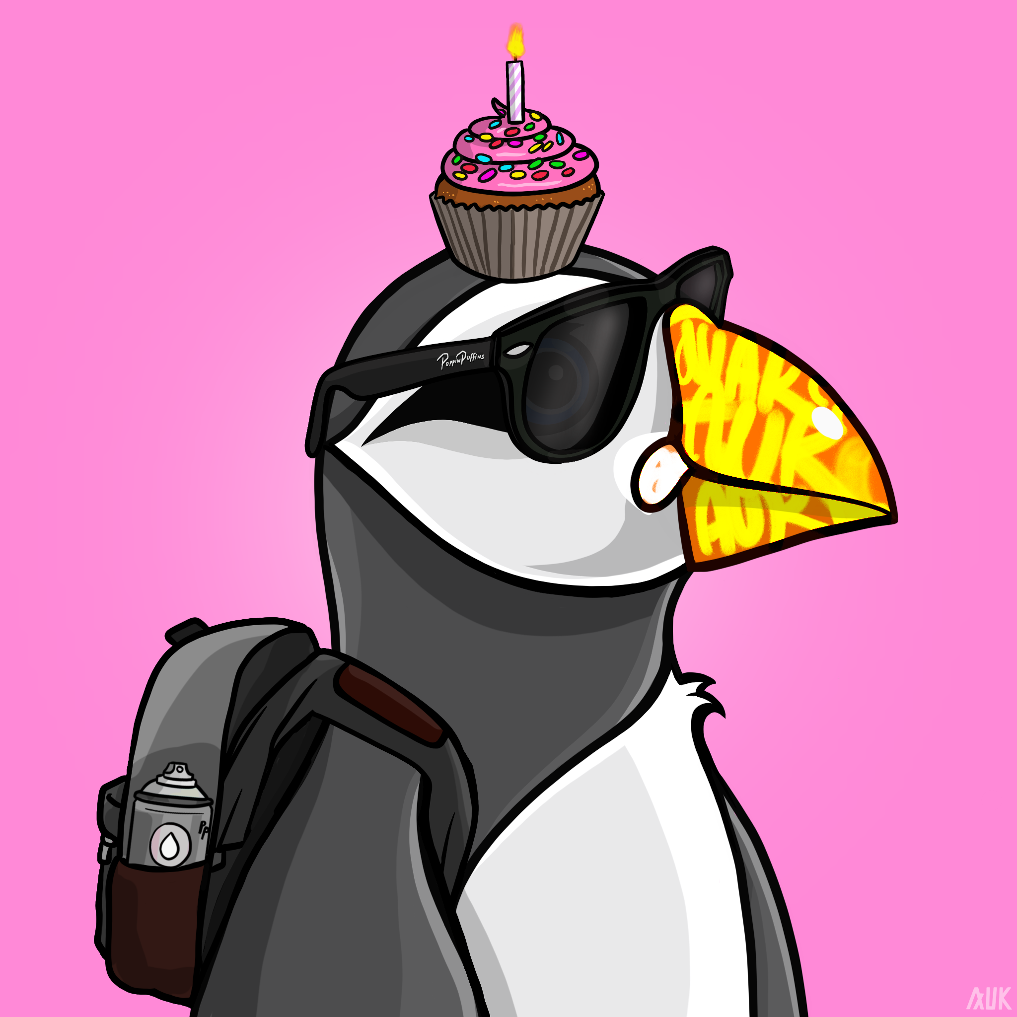 Poppin Puffins #5933 NFT on Algorand