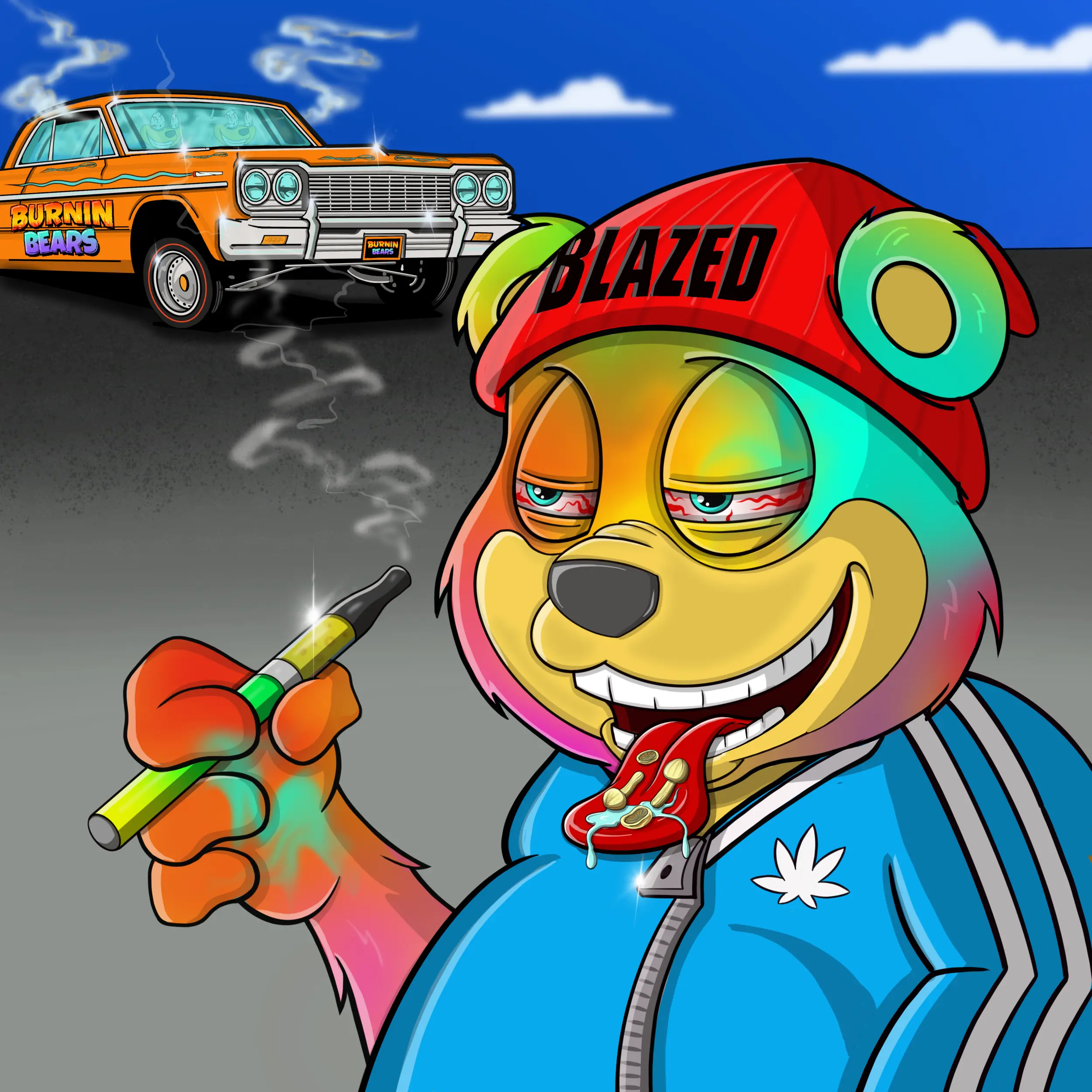 Burnin Bears #1542 NFT on Algorand