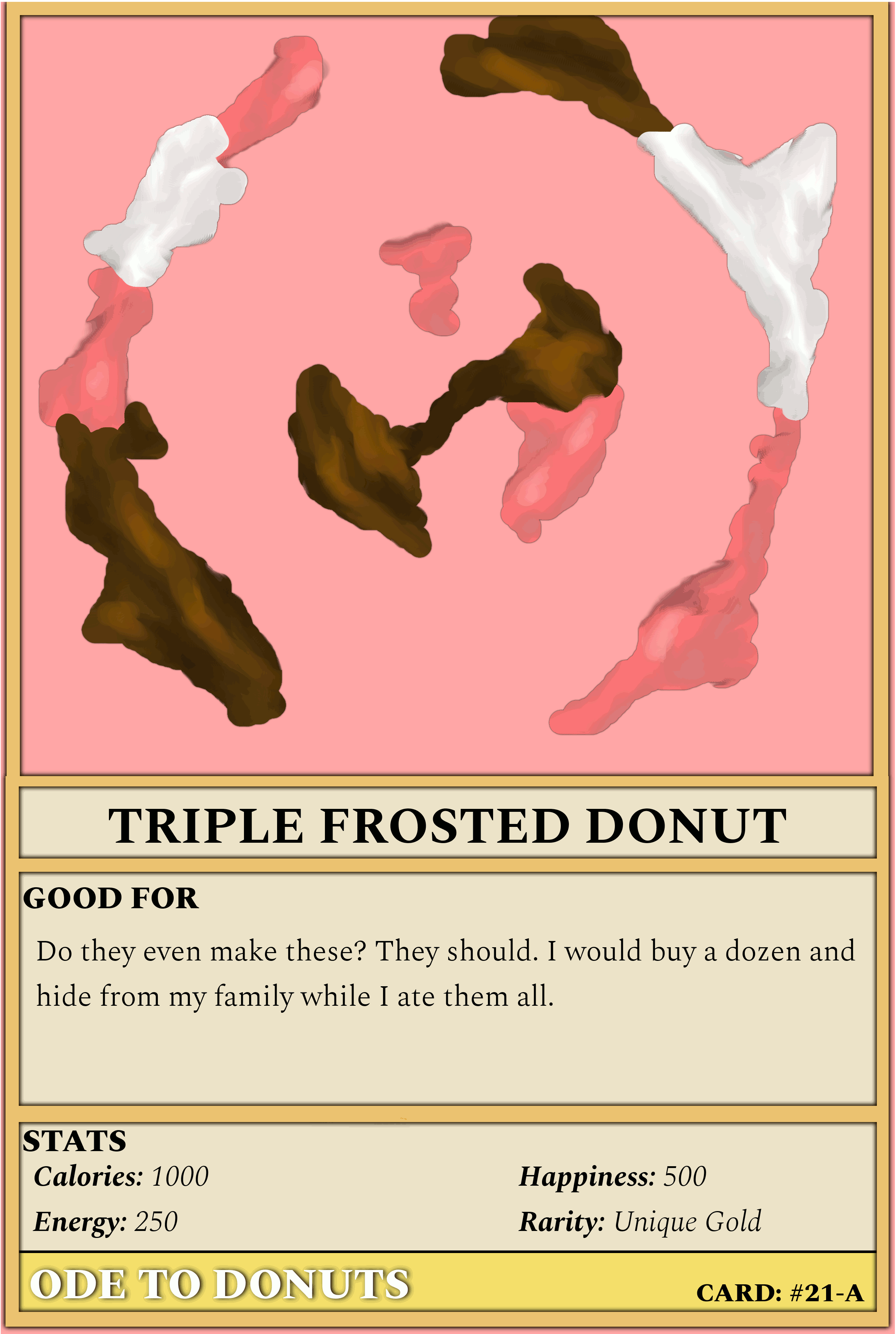 #21-A Triple Frosted Donut (ANI)