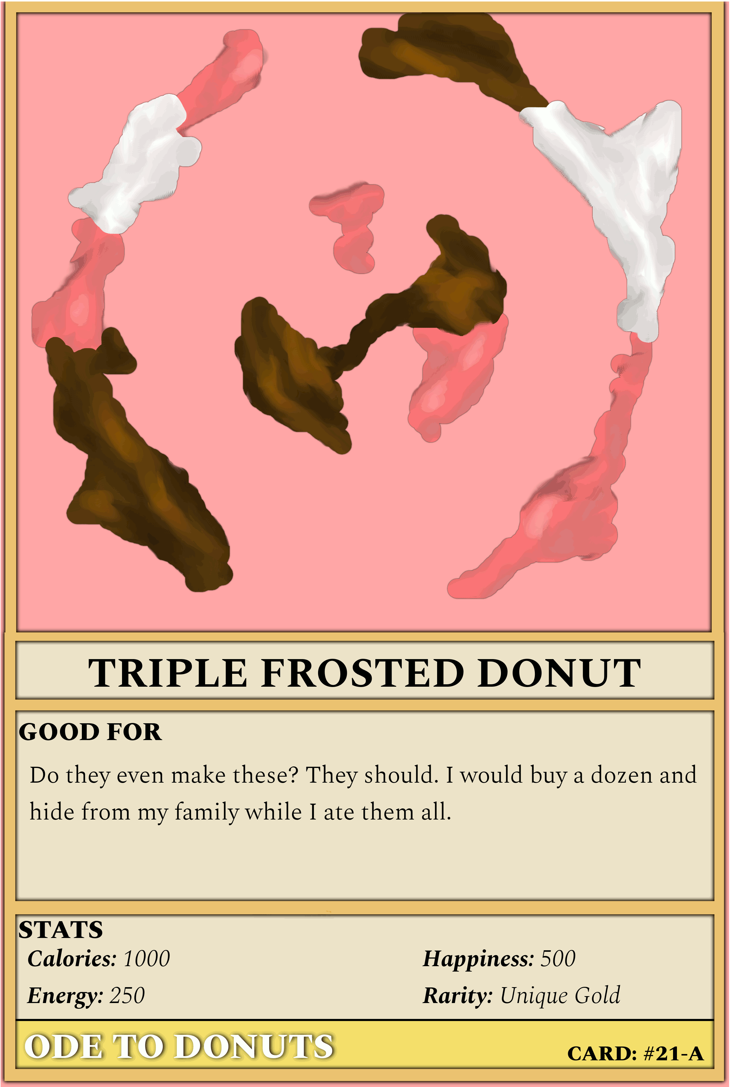 #21-A Triple Frosted Donut (ANI) NFT on Algorand