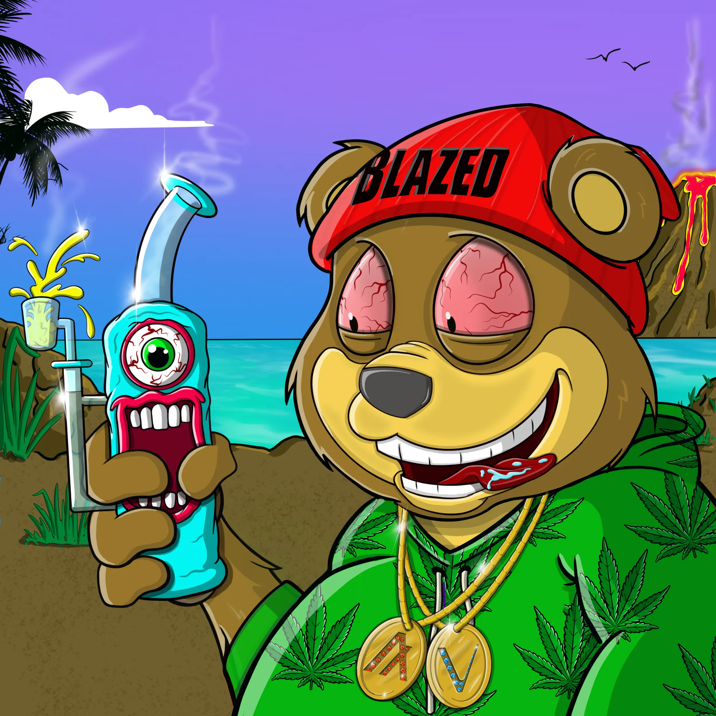 Burnin Bears #194 NFT on Algorand