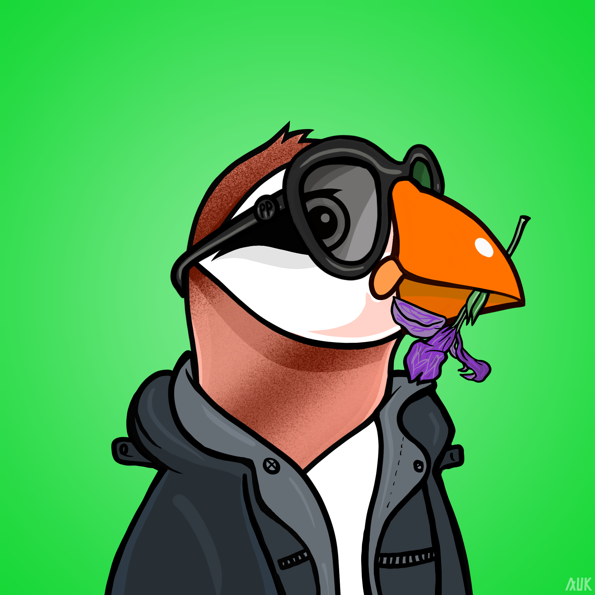 Poppin Puffins #5908 NFT on Algorand