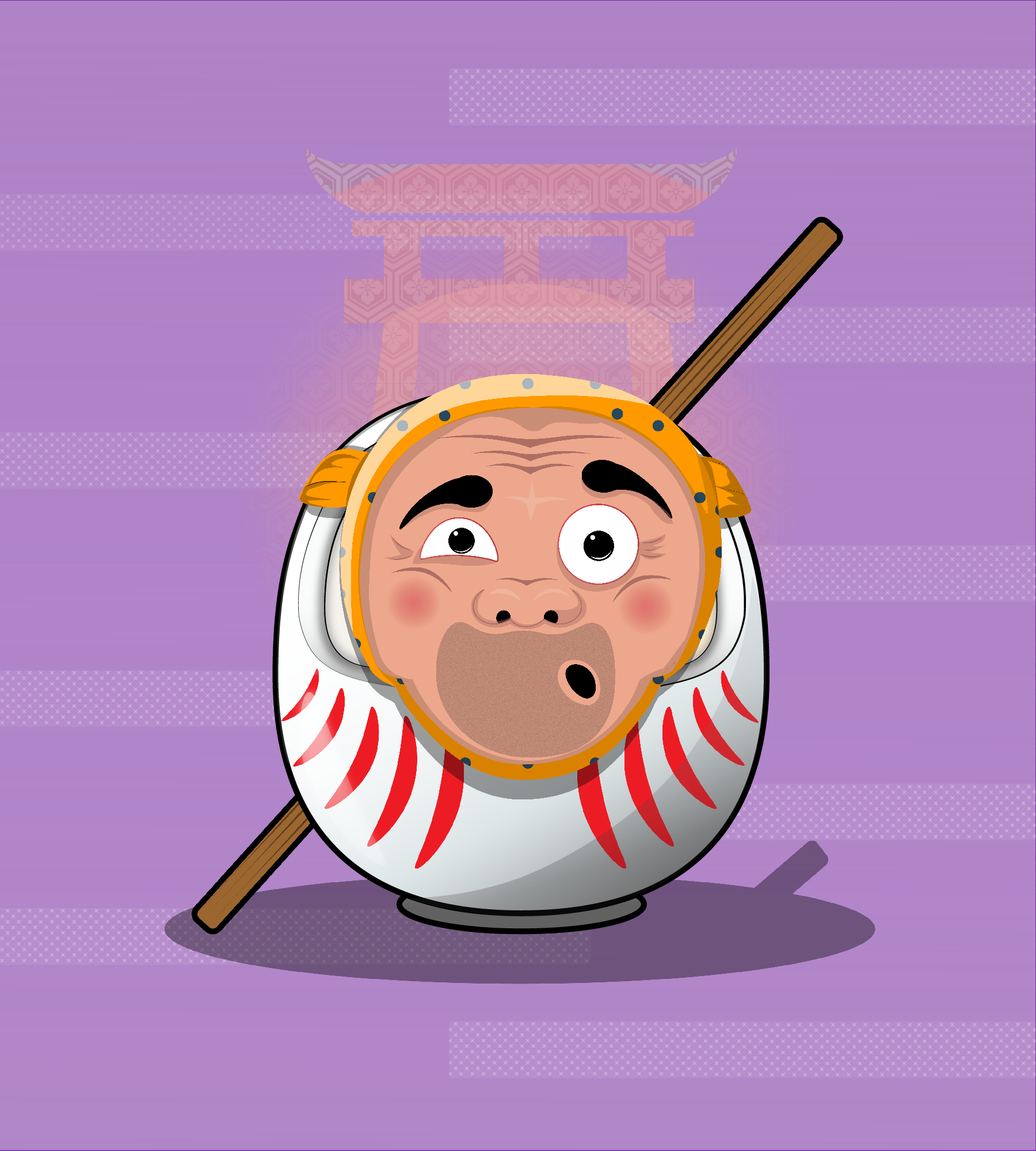 AlgoDaruma #0695 NFT on Algorand