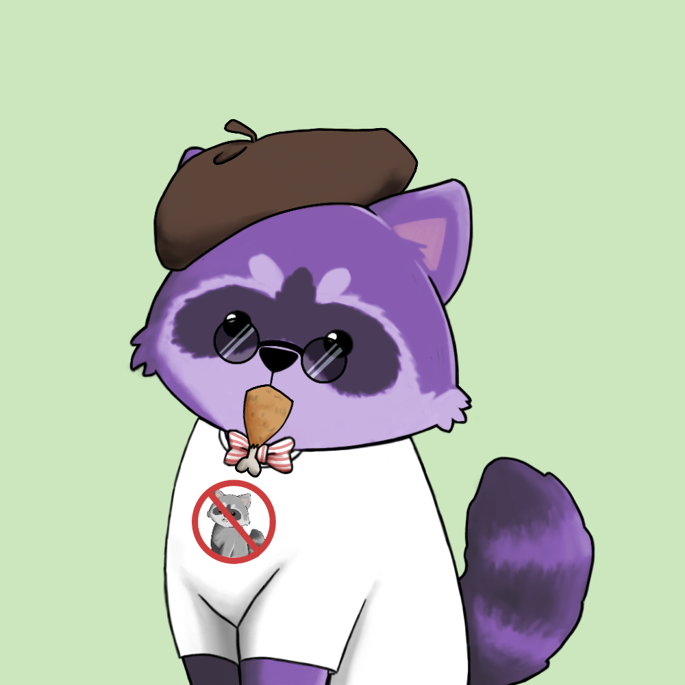Raccoon #65 NFT on Algorand