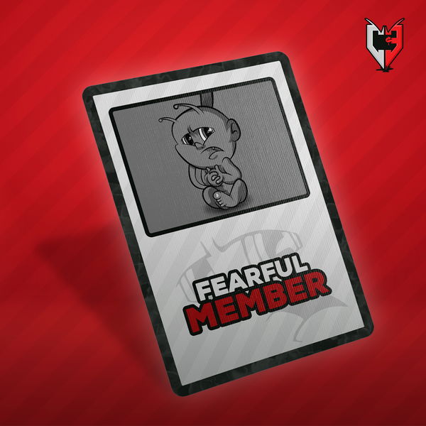 Image of Fearful Member Card