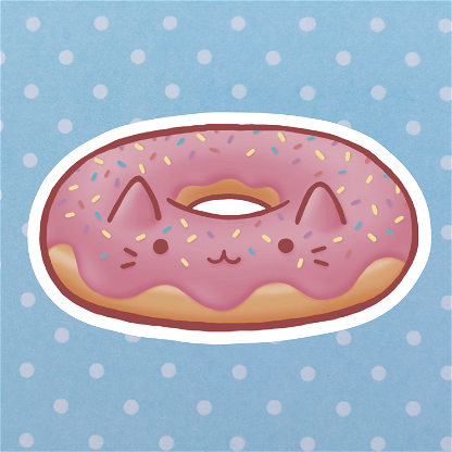 Algostickers #6 - Puppy Donuts