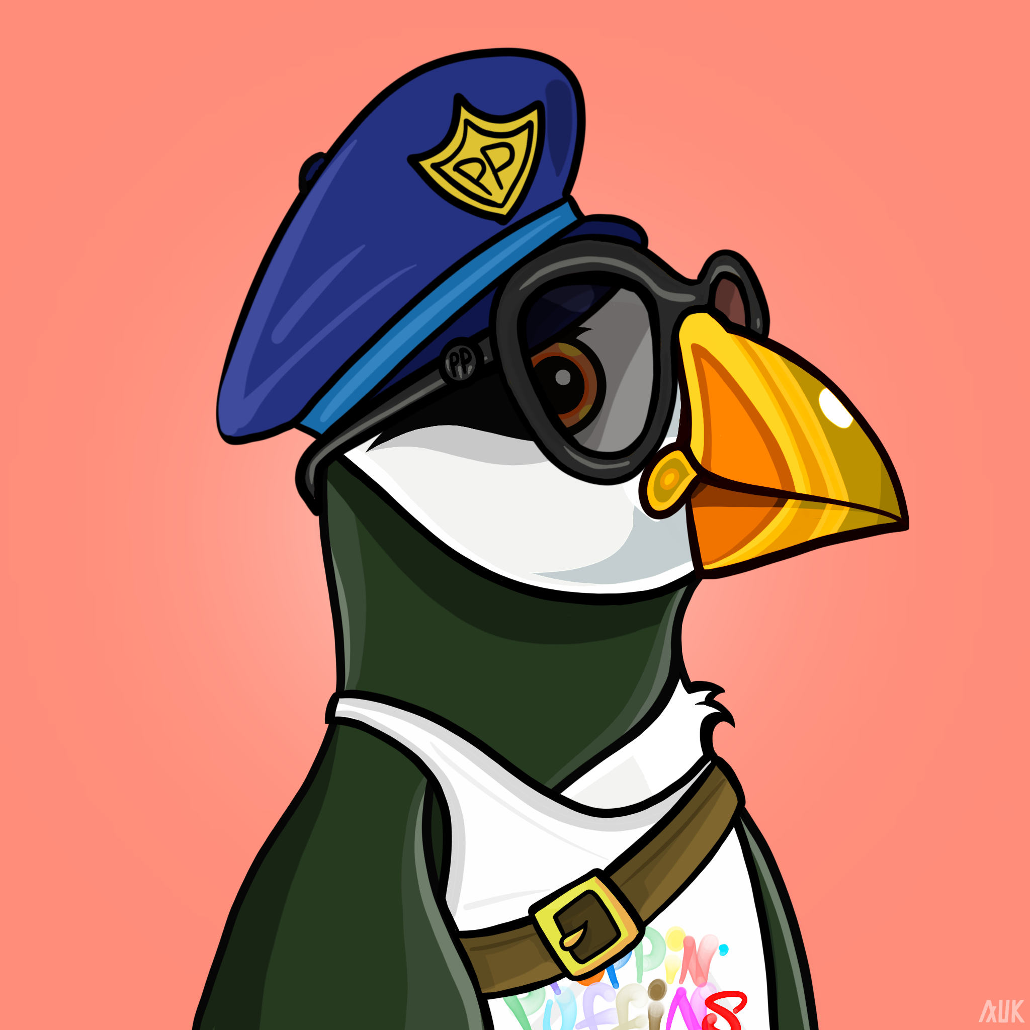 Poppin Puffins #5950 NFT on Algorand