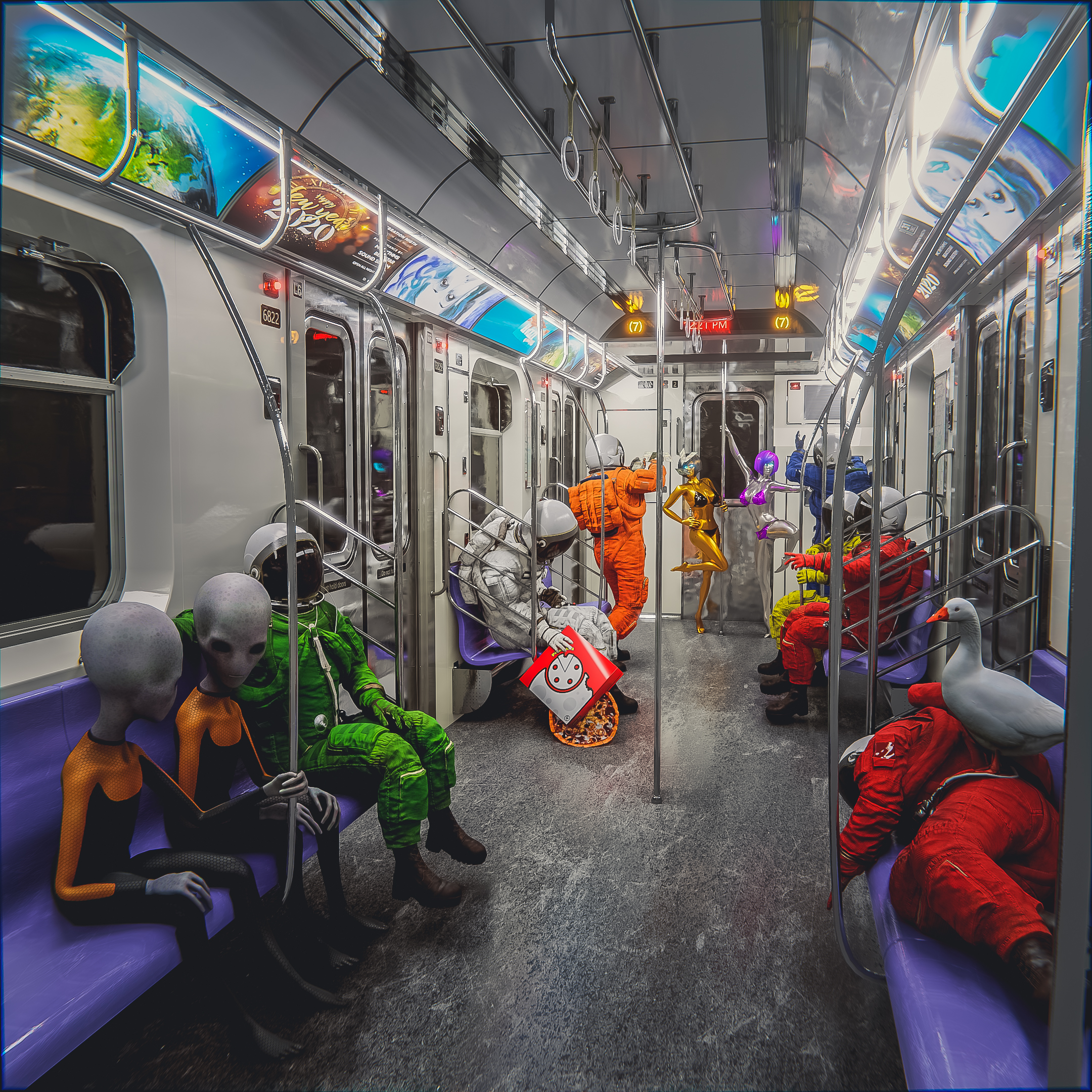 Subway Nights NFT on Algorand