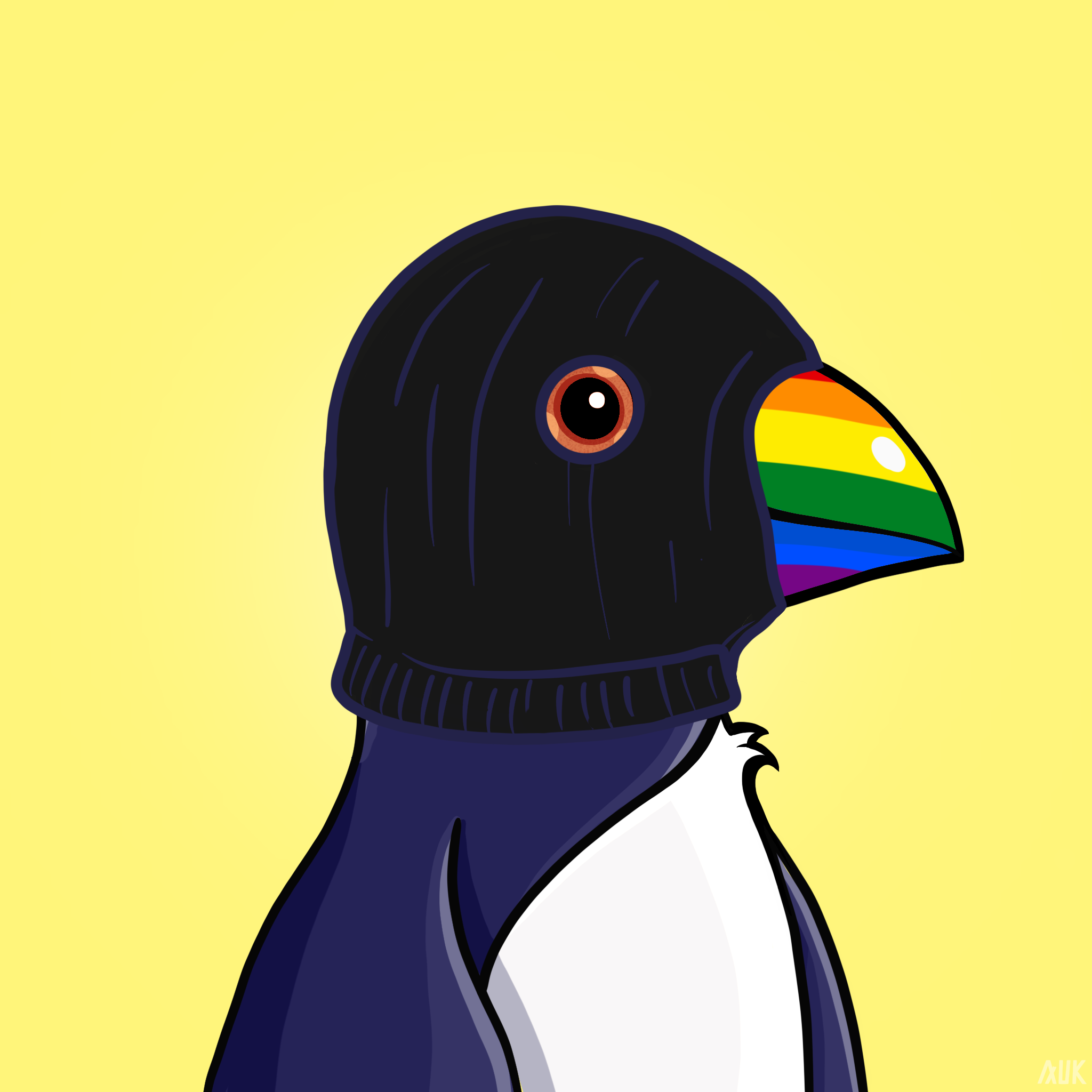 Poppin Puffins #596 NFT on Algorand