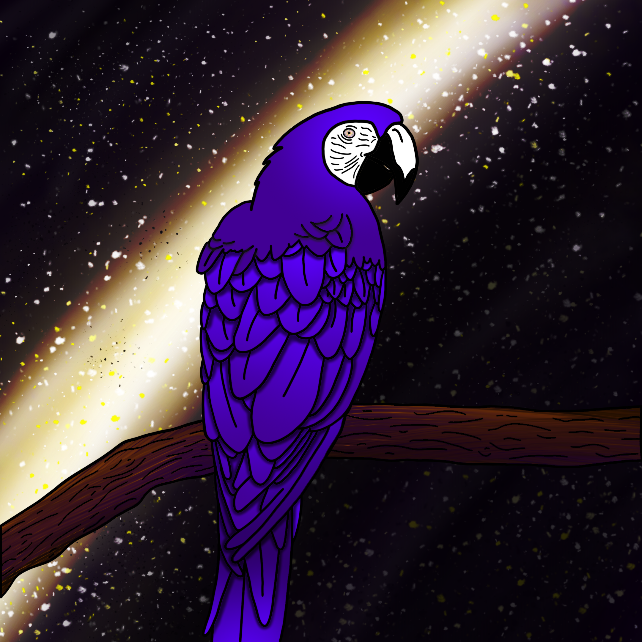 Algo_Parrot_037 NFT on Algorand
