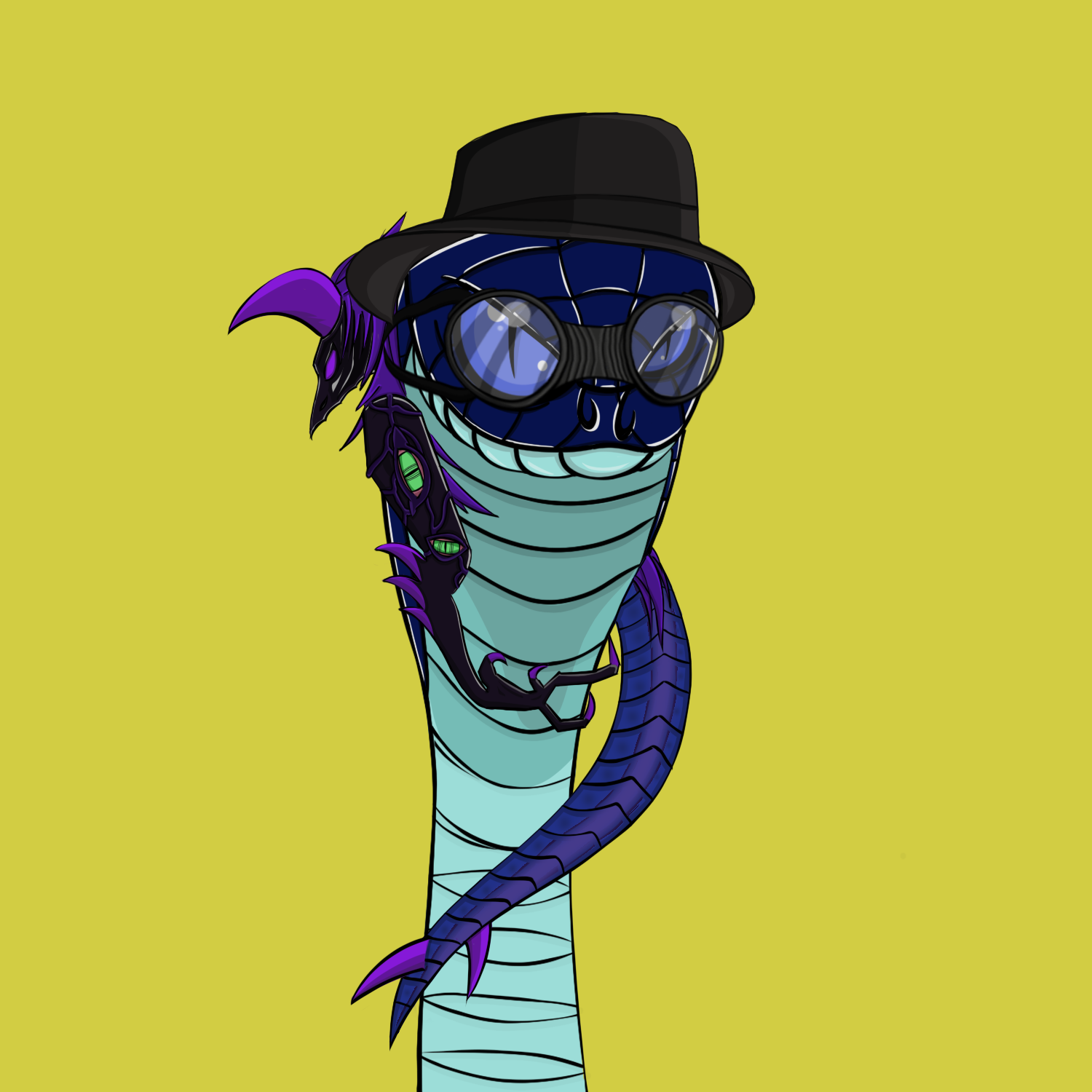 The Snake Cartel #607 NFT on Algorand