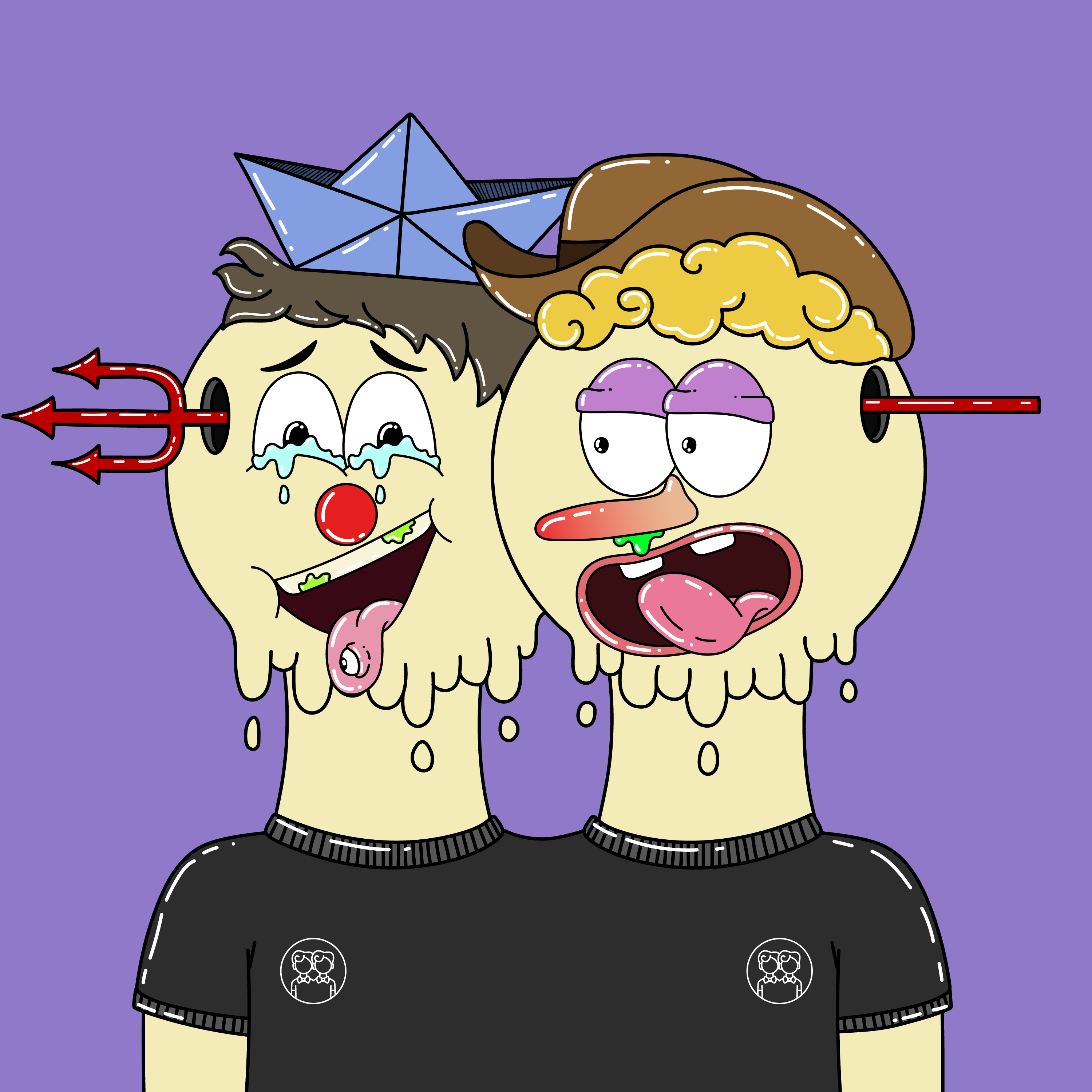 Twin Dripping Balls #233 NFT on Algorand