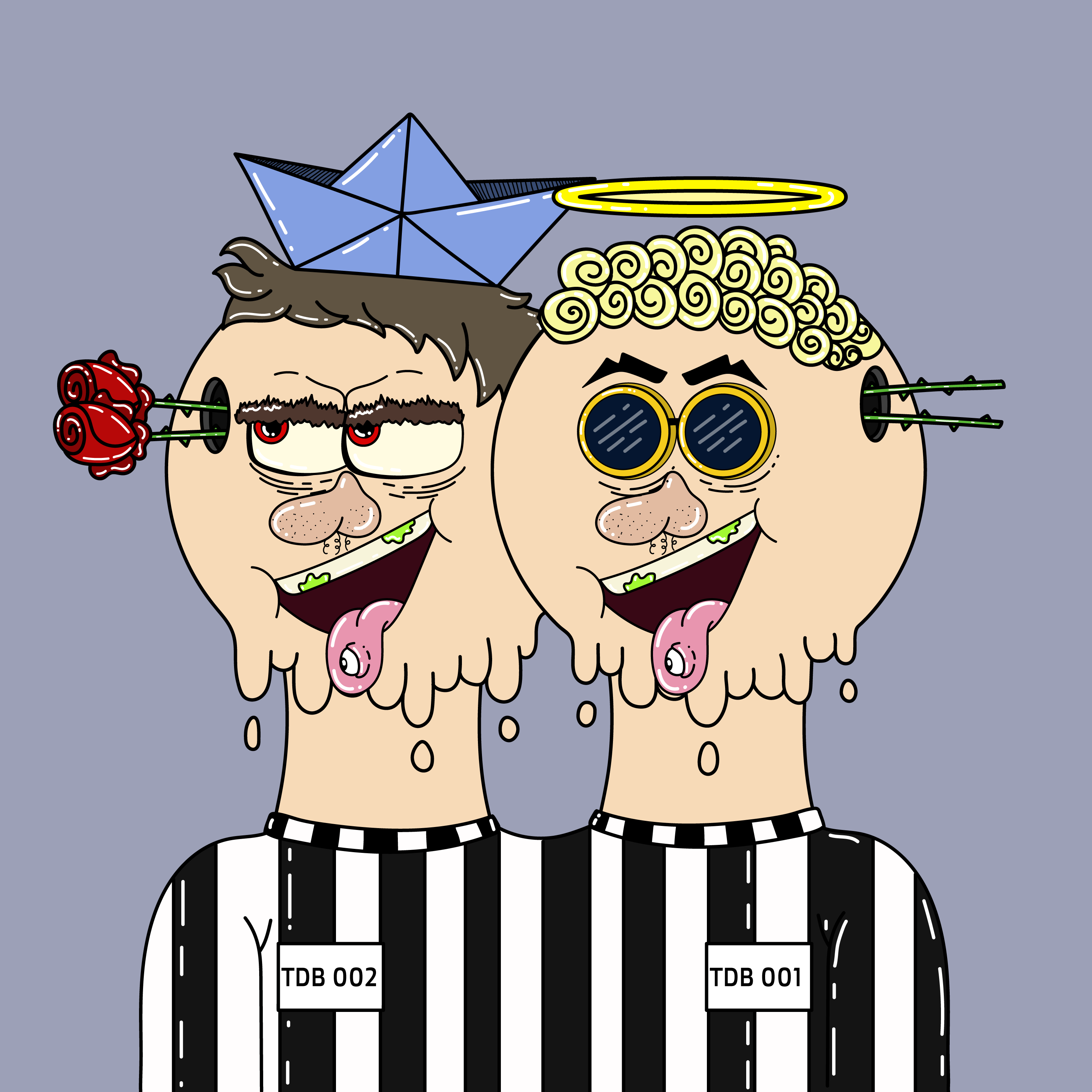 Twin Dripping Balls #250 NFT on Algorand