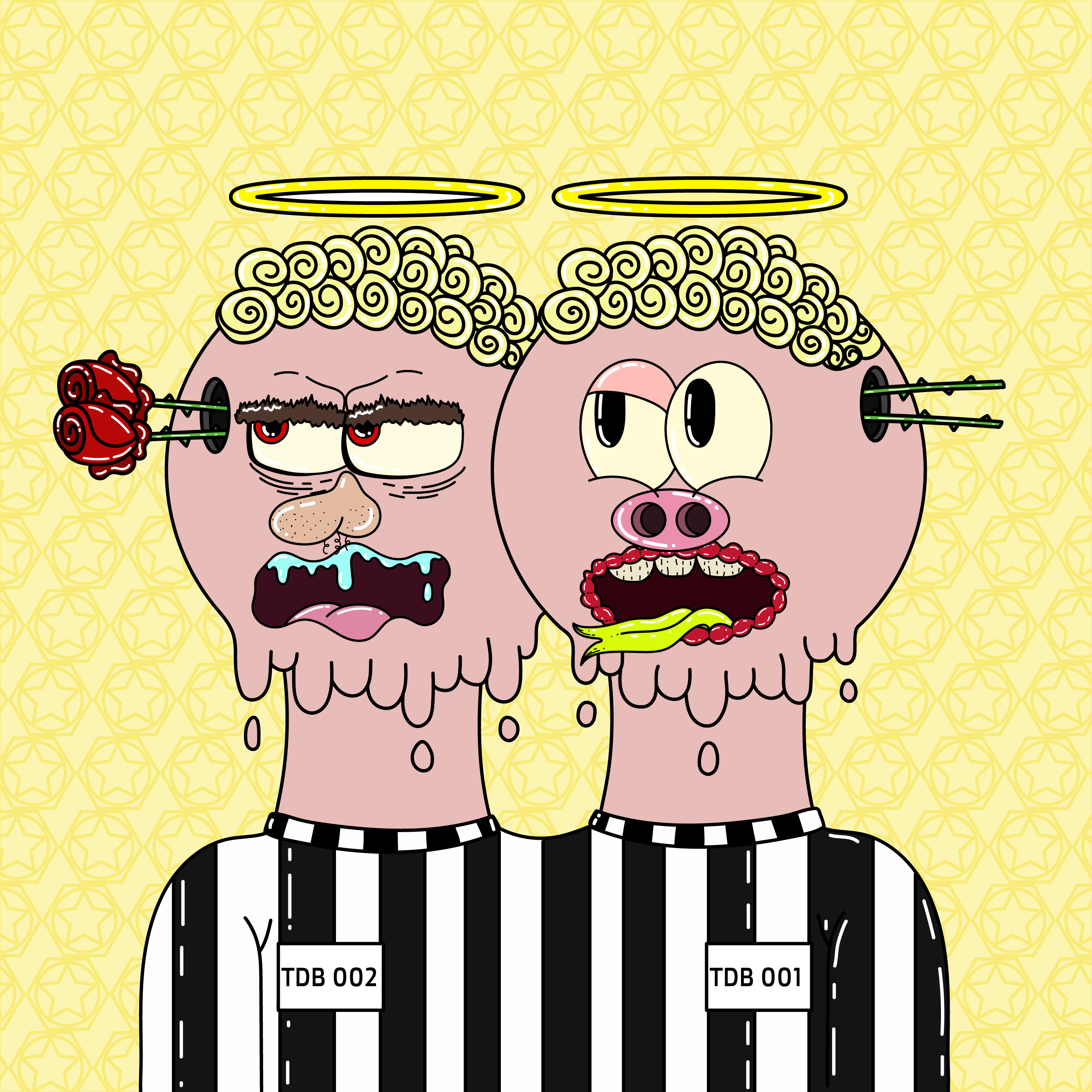 Twin Dripping Balls #310 NFT on Algorand