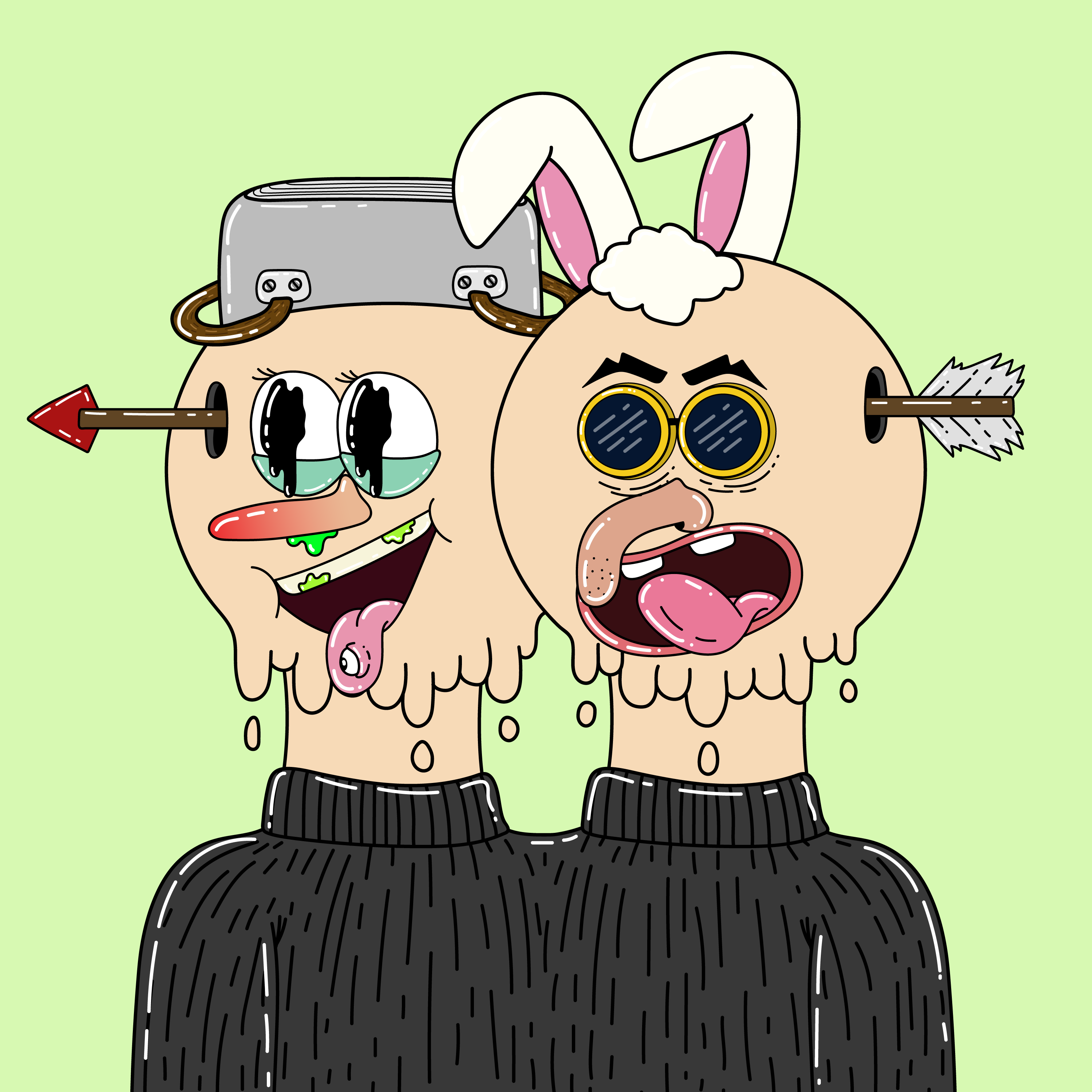 Twin Dripping Balls #333 NFT on Algorand